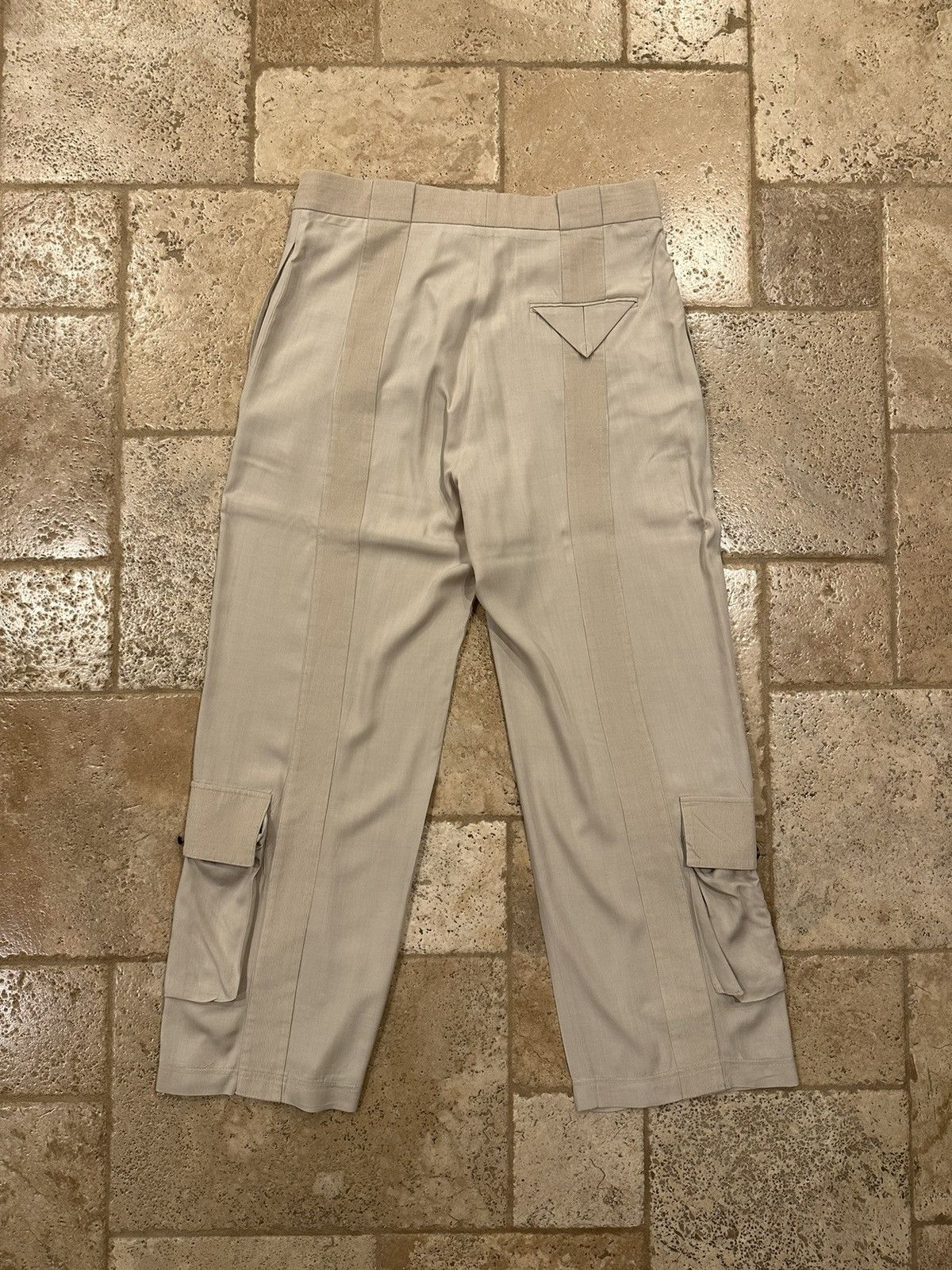 Bottega Veneta Bottega Veneta Daniel Lee Khaki / Corduroy Cargo 2020 Pants Size US 34 / EU 50 - 10 Thumbnail