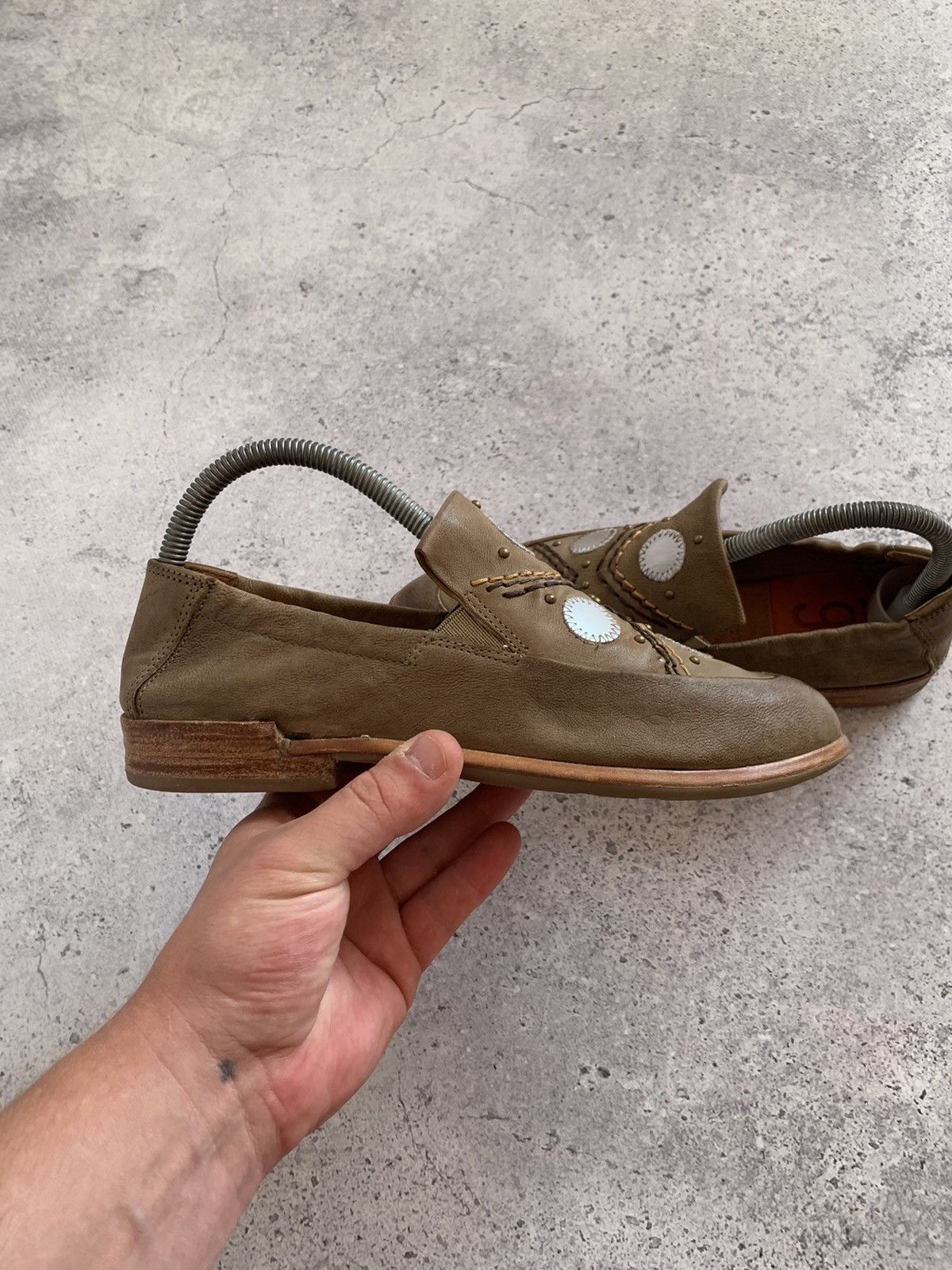 A.S.98 A.S.98 Airstep Soft Leather Slip On Loafers Brown 37sz Size US 7 / IT 37 - 4 Thumbnail