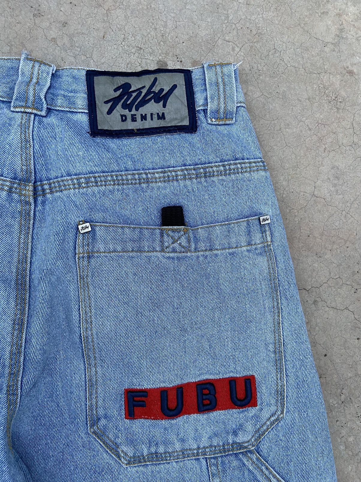Fubu 🔥 Vintage y2k FUBU jeans baggy pants street fashion jnco Size US 30 / EU 46 - 10 Thumbnail