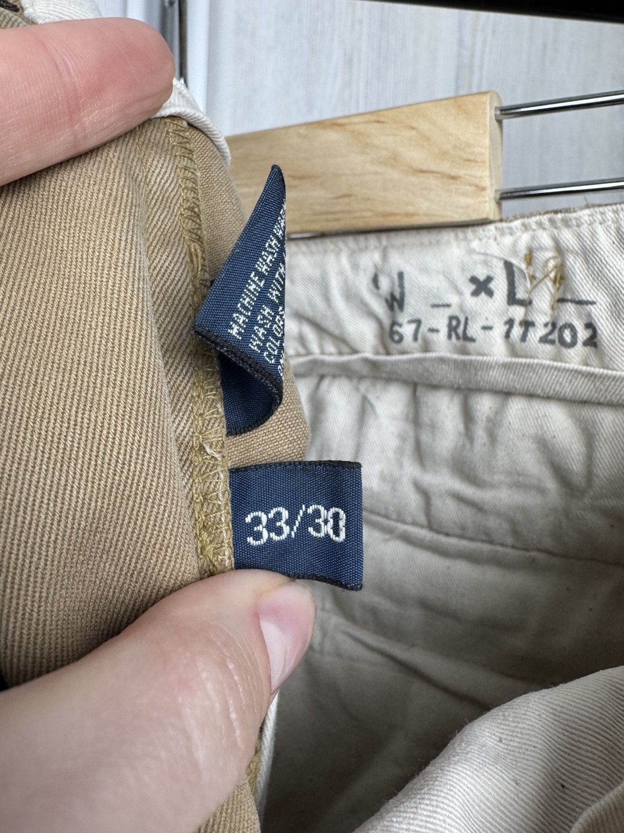 Polo Ralph Lauren Polo Ralph Lauren 67-RL-1T202 Distressed Military Chinos Size US 33 - 16 Thumbnail