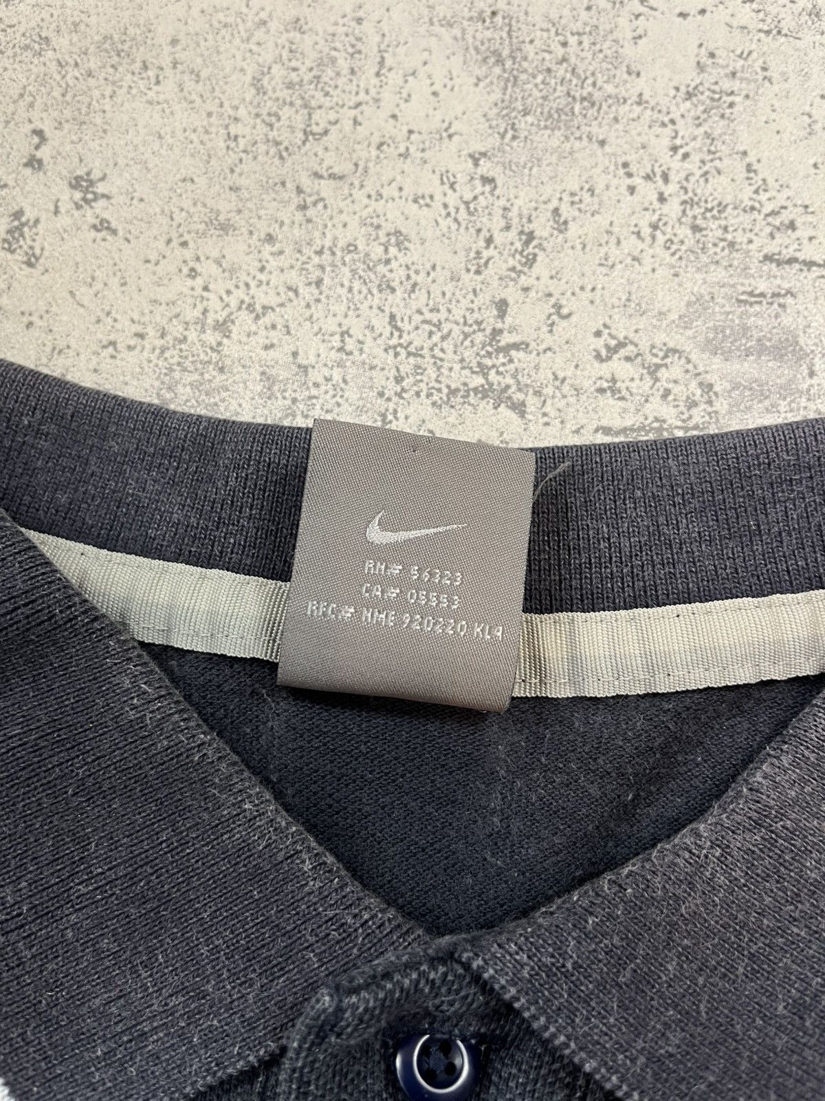 Nike × Vintage 90’s NIKE RETRO SUNFADED SWOOSH LOGO Y2K RARE POLO TEE Size US L / EU 52-54 / 3 - 4 Thumbnail