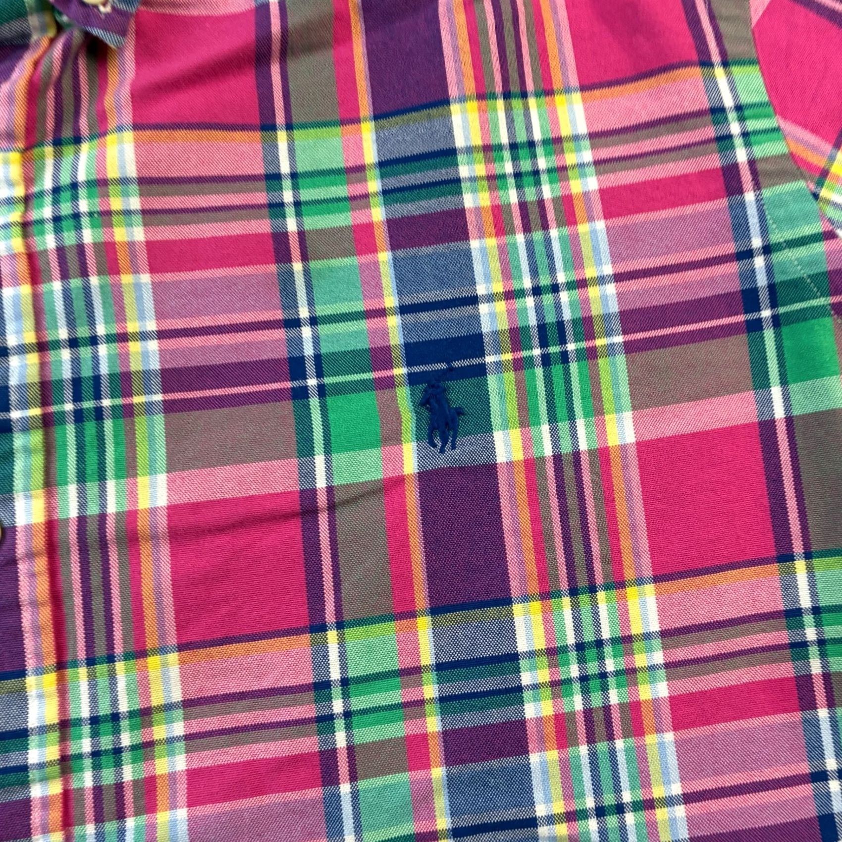 Polo Ralph Lauren Polo Ralph Lauren Shirt Mens 2XL Pink Button-Up Collar Polo Untucked Fit Oxford Pony Casual All Seasons Classic 90s? Size US XXL / EU 58 / 5 - 4 Thumbnail