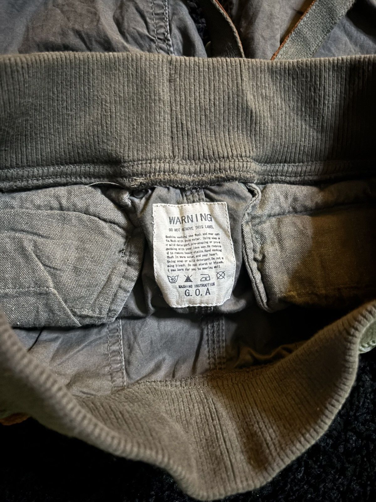 GOA GOA SUSPENDER MILITARY CARGO PANTS Size US 30 / EU 46 - 4 Thumbnail