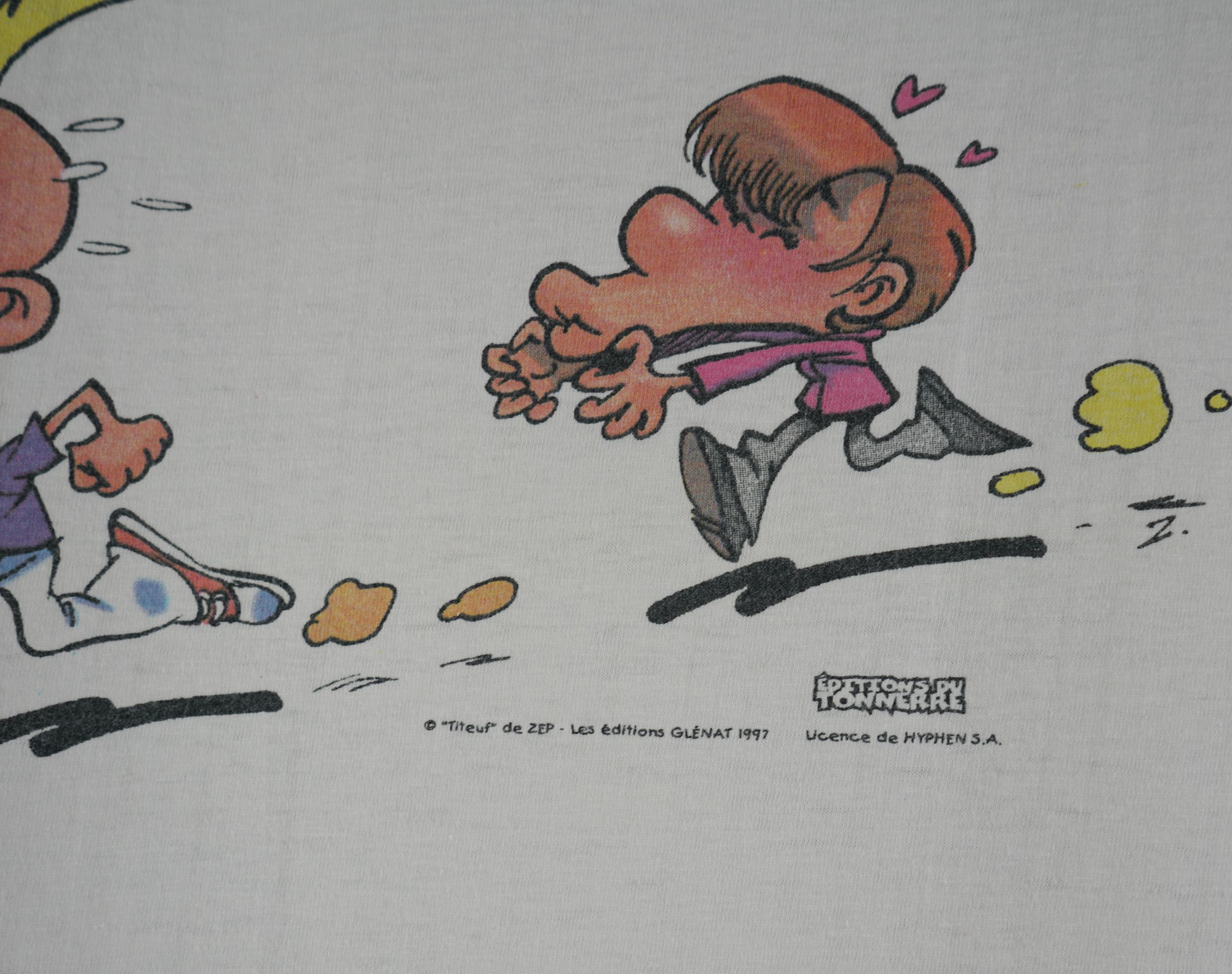 Cartoon Network × Vintage Vintage 1997 Titeuf Cartoon T-Shirt Size US XL / EU 56 / 4 - 3 Thumbnail