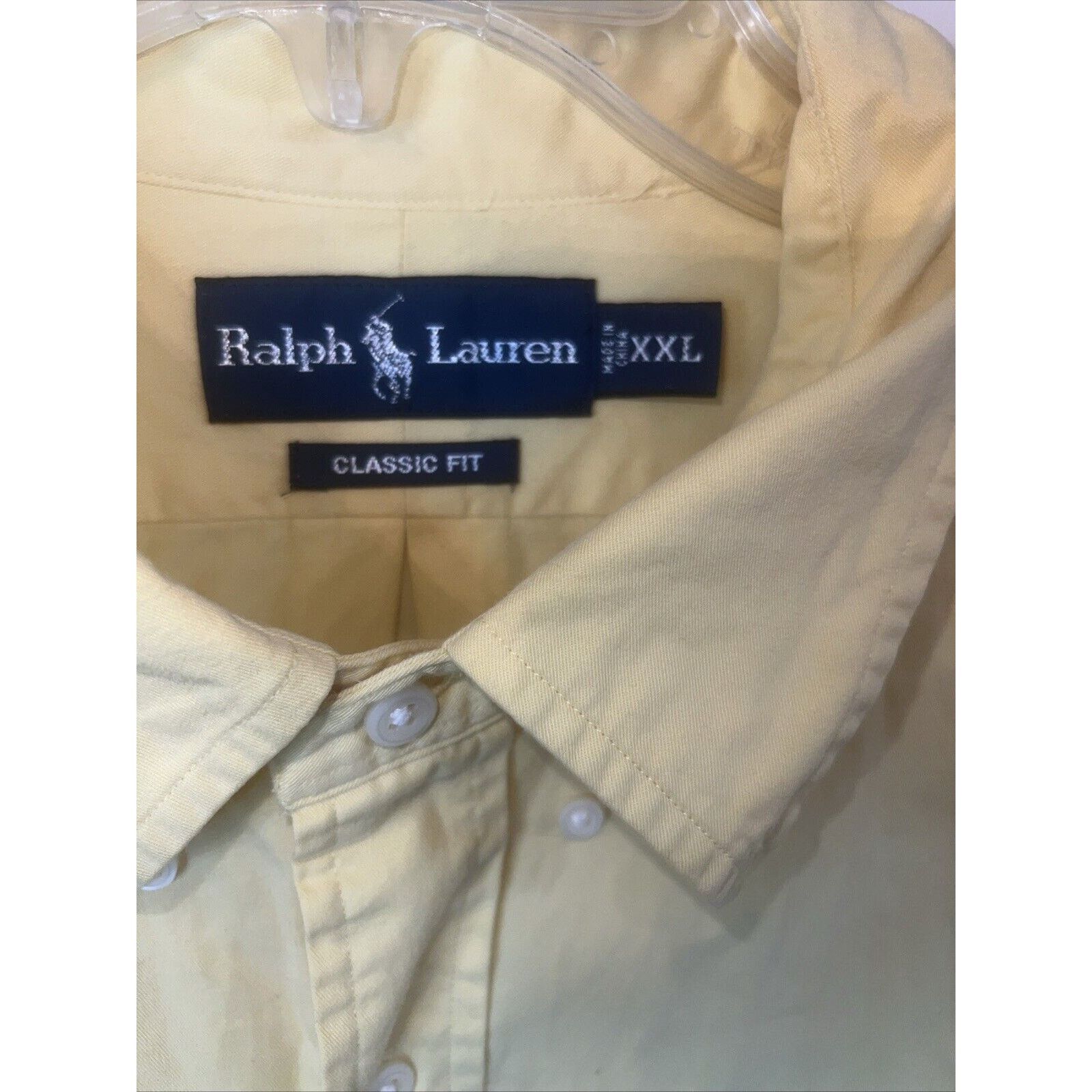 Polo Ralph Lauren Polo Ralph Lauren Shirt Men’s XXL Yellow Casual Button Up Size US XXL / EU 58 / 5 - 3 Thumbnail