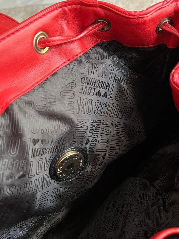 Moschino Love Moschino Red Bag Leather Size ONE SIZE - 6 Thumbnail