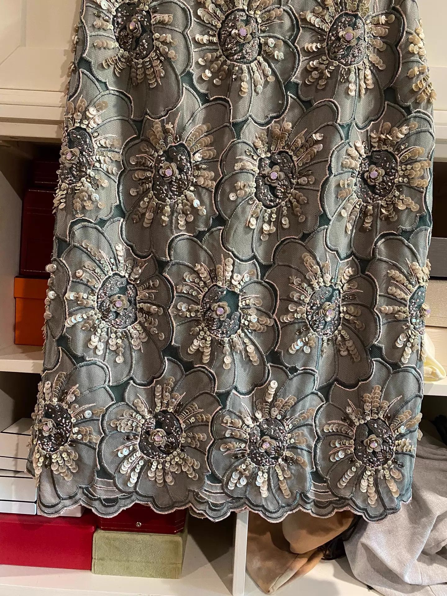 Other biyan Handmade Beaded Floral Embroidered Skirt M Size 27" / US 4 / IT 40 - 7 Thumbnail