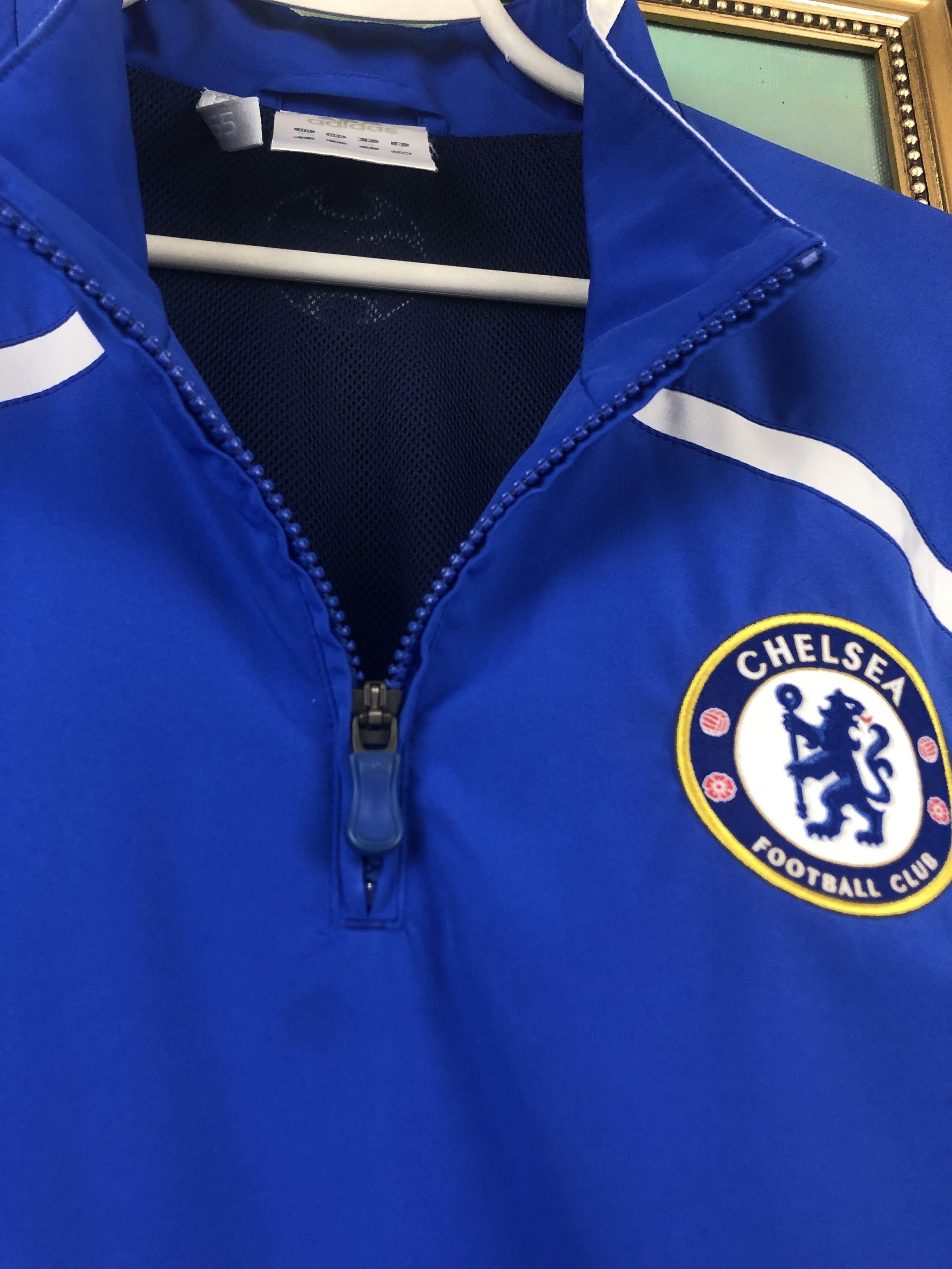 Adidas Vintage Chelsea Football Sweatshirt Soccer Jacket Rare Size US M / EU 48-50 / 2 - 12 Thumbnail