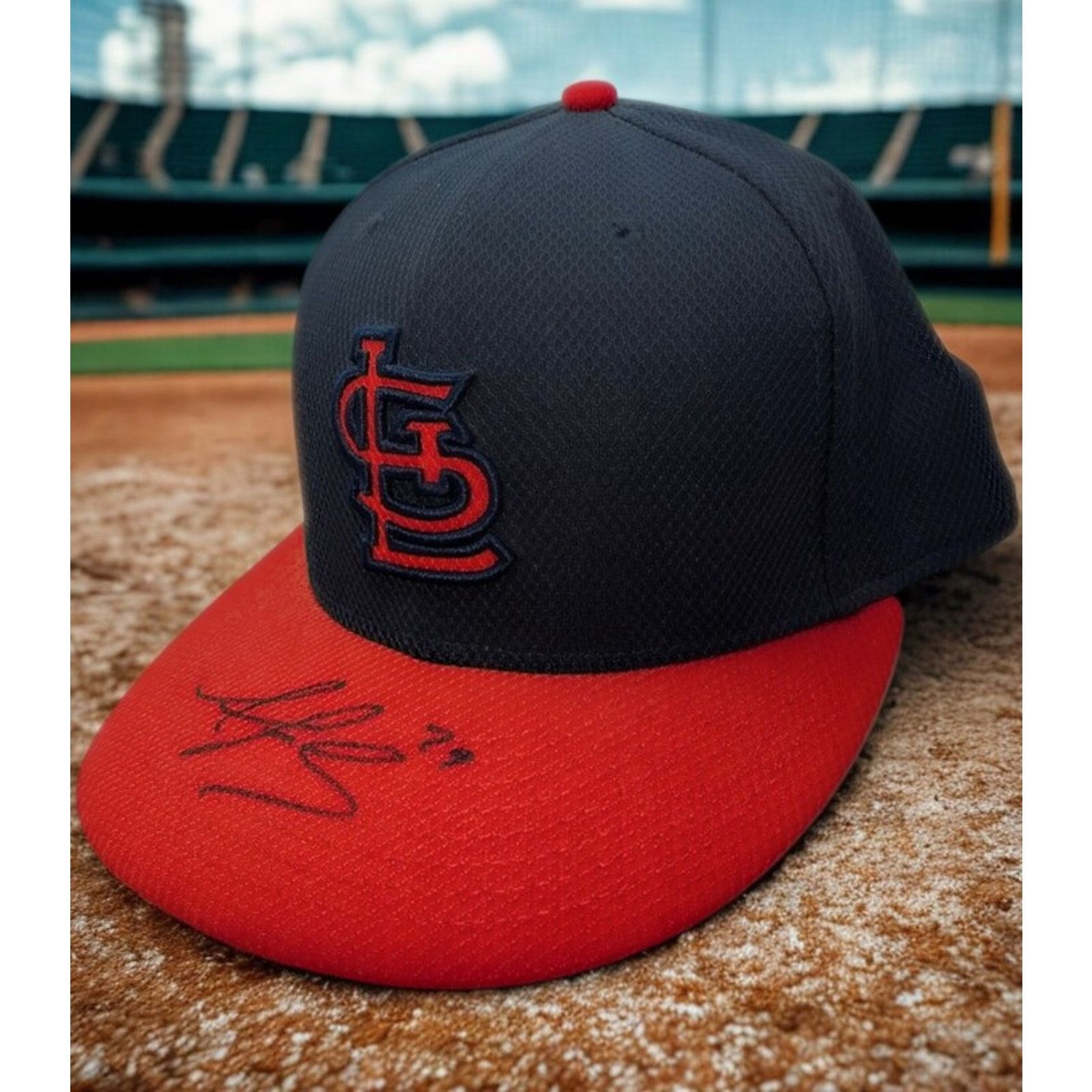 New Era St Louis Cardinals New Era Hat 7 3/4 Alex Reyes Signed Size ONE SIZE - 17 Thumbnail