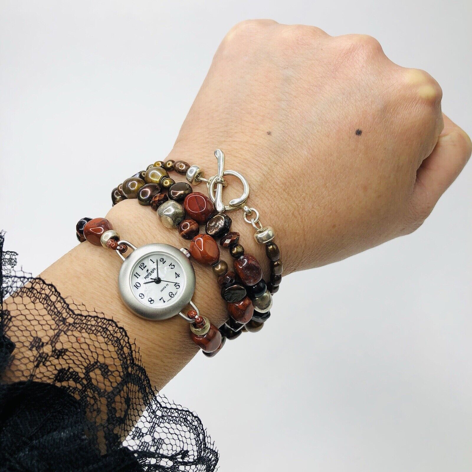 Peyote Bird Vintage Peyote Bird Women Bracelet Watch Necklace Size ONE SIZE - 4 Thumbnail