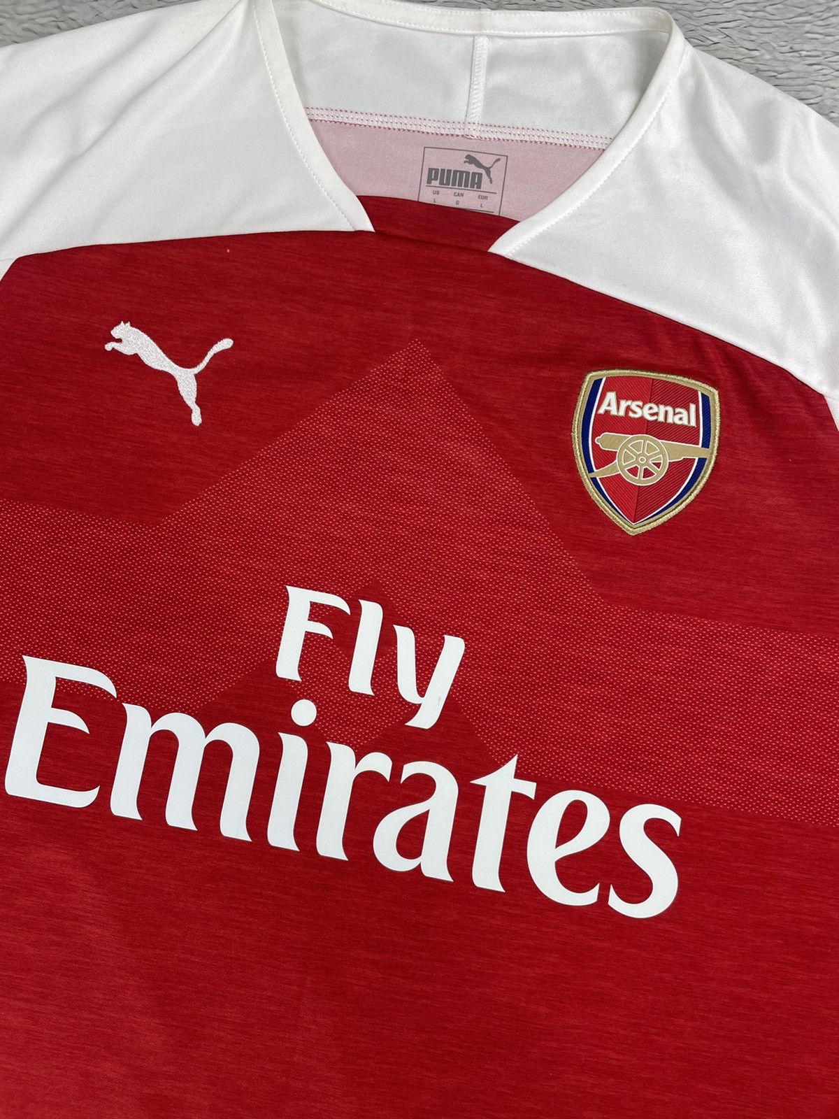 Puma × Vintage AUBAMEYANG Vintage Arsenal 2018/19 Puma Jersey y2k blokcore Size US L / EU 52-54 / 3 - 6 Thumbnail