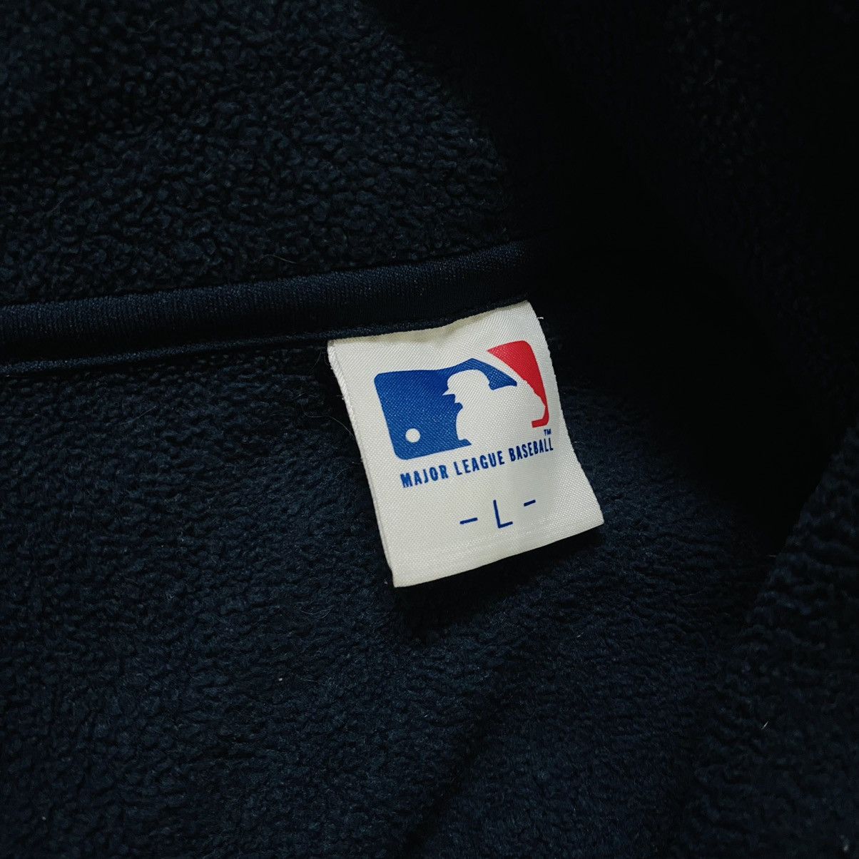 MLB Vintage new york yankees MLB fleece sweater half zipper Size US L / EU 52-54 / 3 - 6 Thumbnail