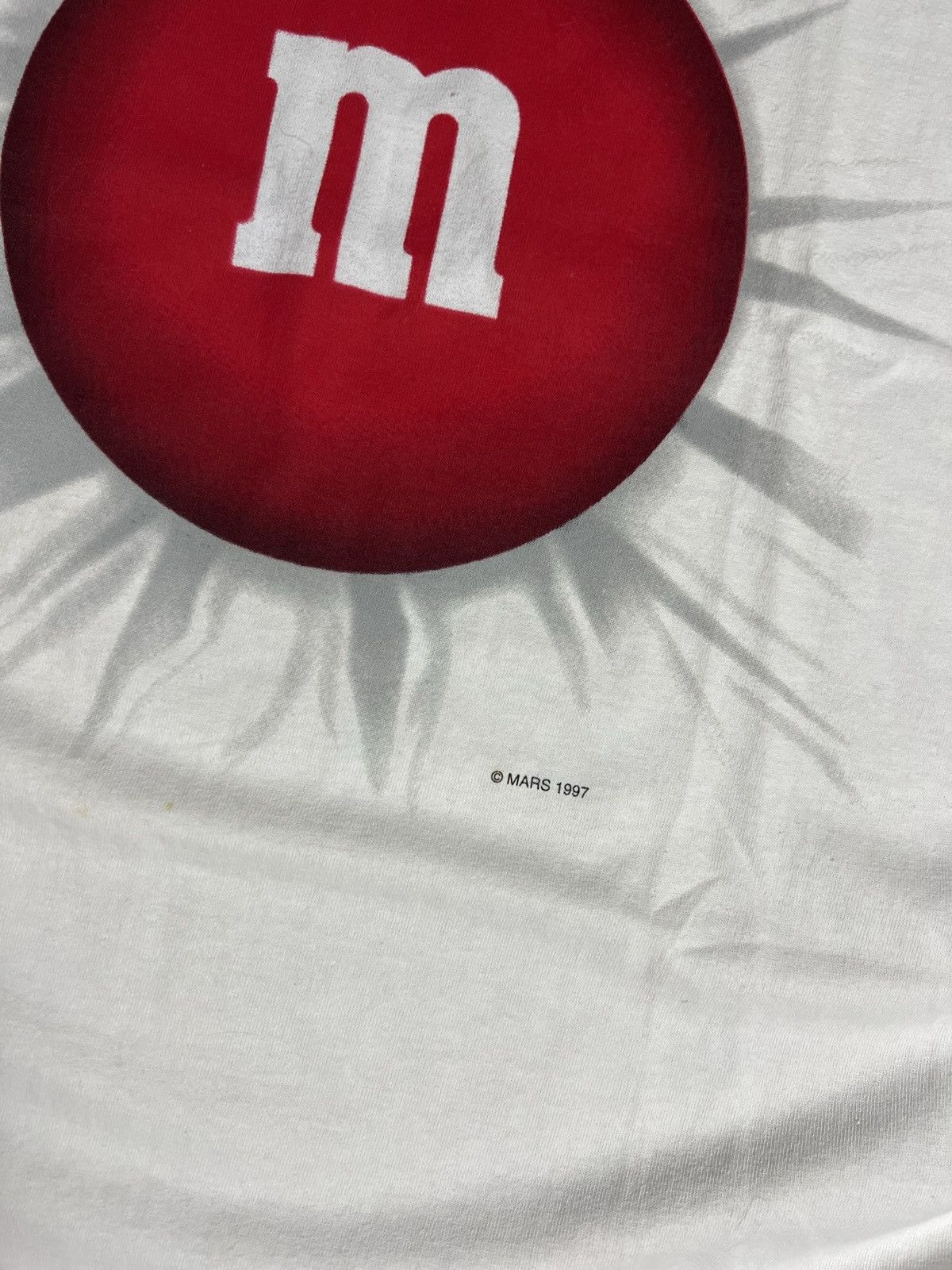 Vintage Vintage 90’s Single Stitched Red M&M Candy Promo Tee Size US L / EU 52-54 / 3 - 2 Thumbnail