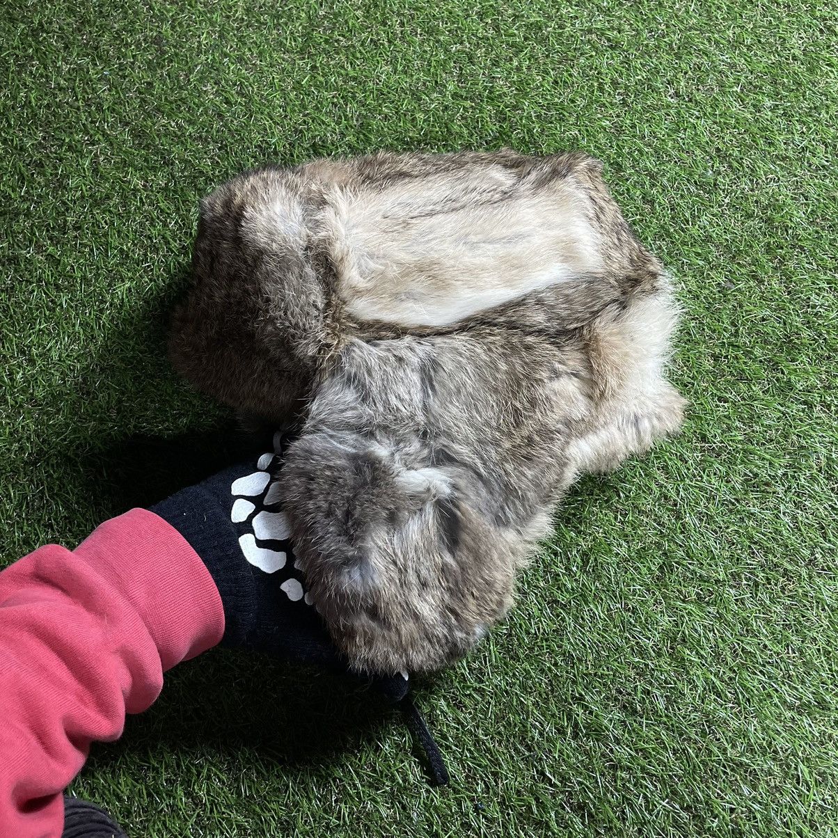 Vintage Vintage Y2K Fuzzy Mohair Beanie Alt Goth Ushanka Workwear OS Size ONE SIZE - 2 Thumbnail