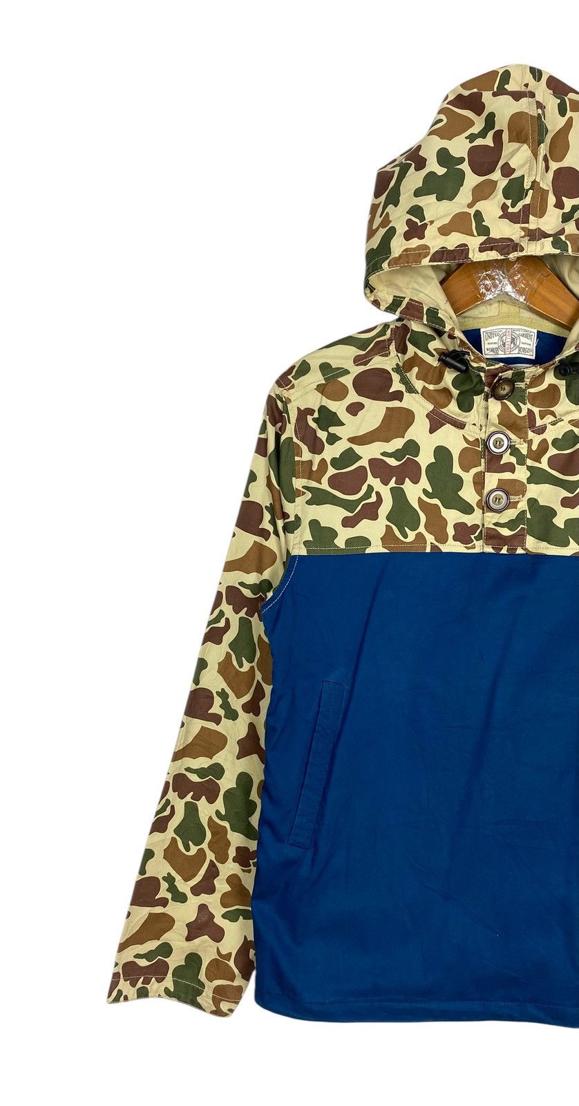 Japanese Brand Rare‼️ United Garment Workers Horizon Camouflage Hoodie Size M / US 6-8 / IT 42-44 - 2 Thumbnail