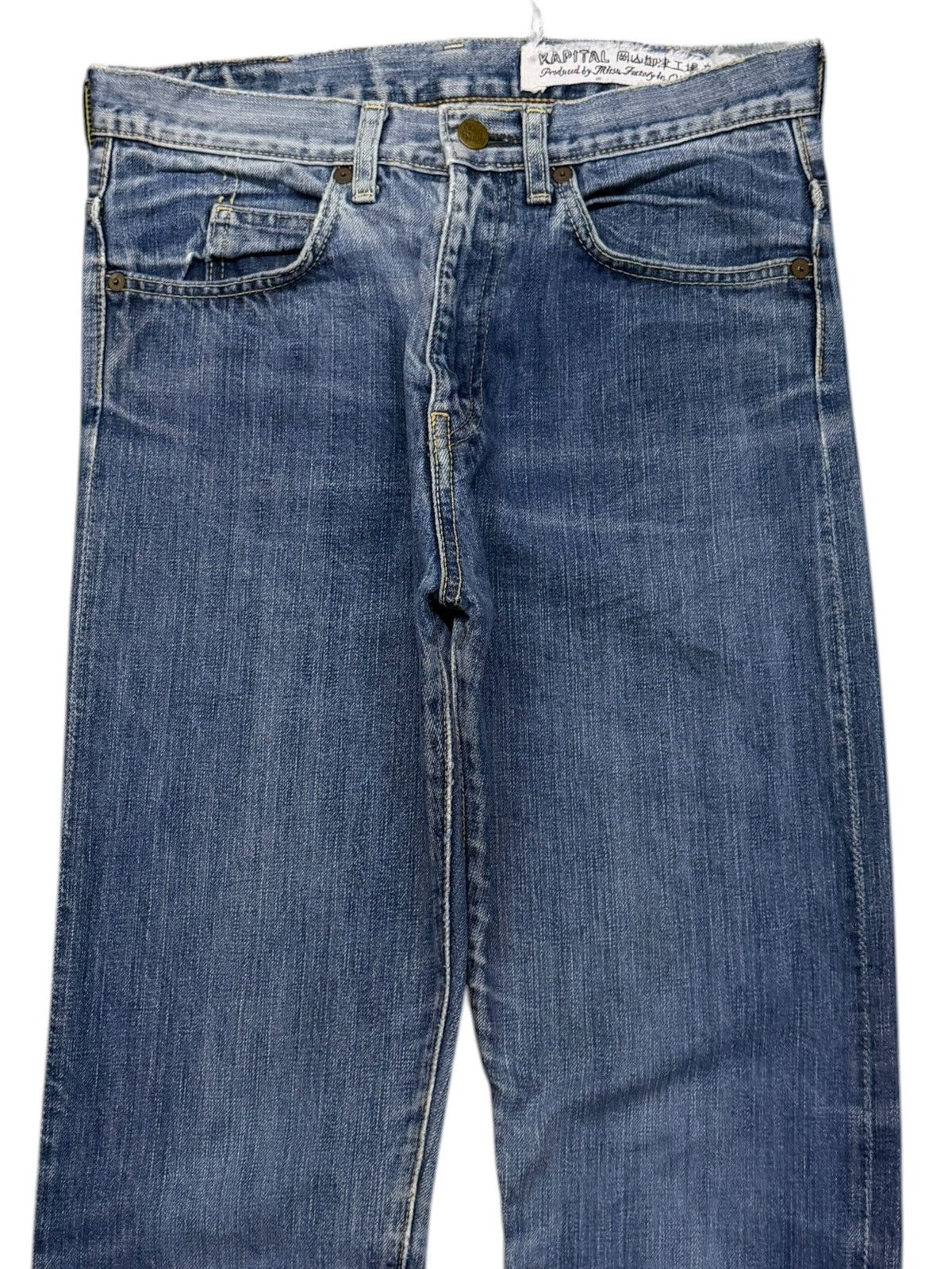 Kapital Vintage KAPITAL Okayama Japan Half Selvedge Denim Jeans W29 Size US 29 - 4 Thumbnail