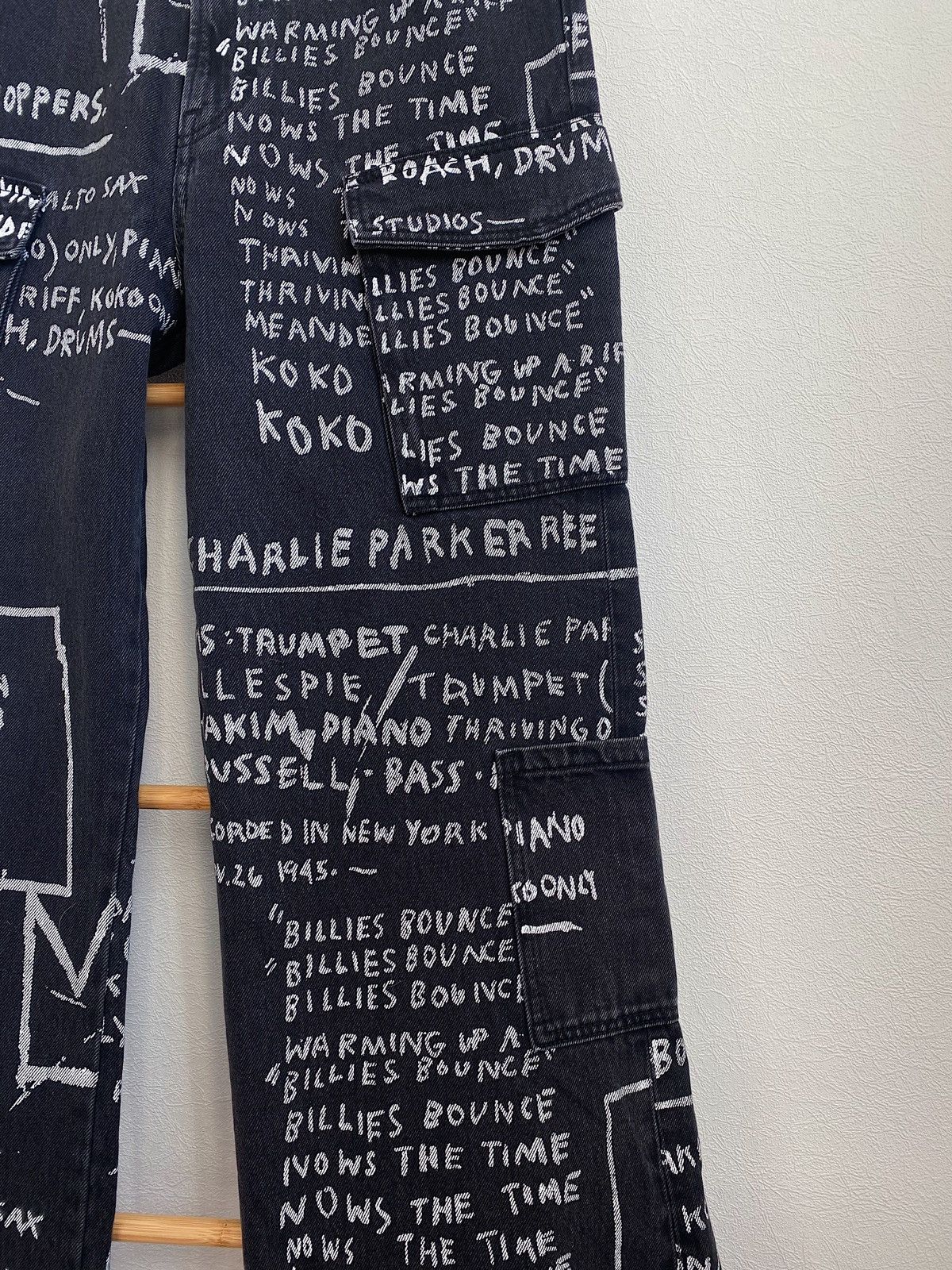 H&M × Jean-Michel Basquiat × Who Decides War Who Decides War Baggy denim jeans H&M x Basquiat x Ev&Tela Size US 33 - 10 Thumbnail