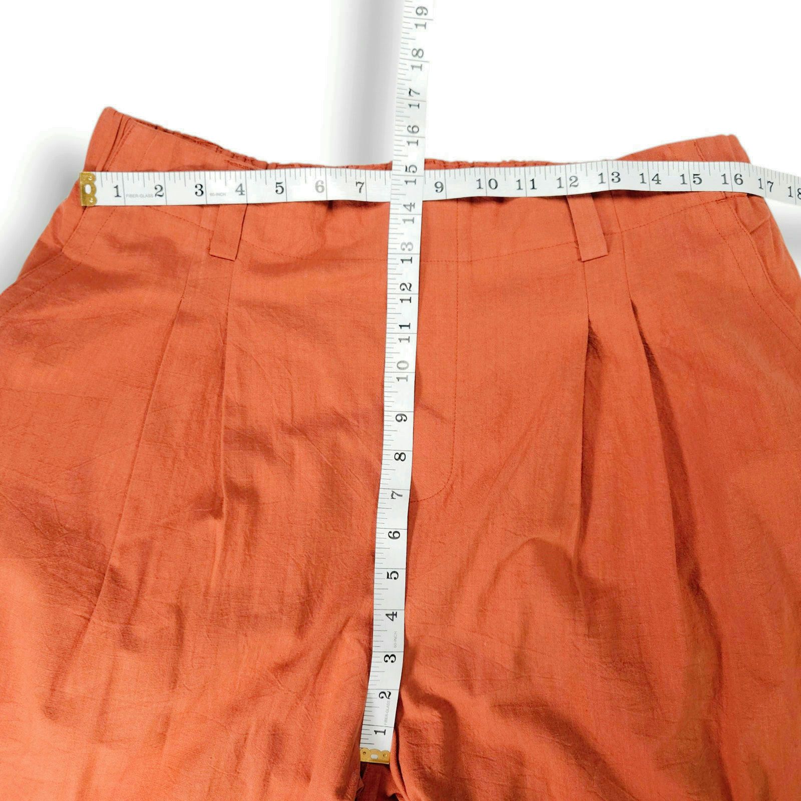 Other Halara High Waisted Palazzo Wide Leg Linen Feel Pant Rust XL Size 28" / US 6 / IT 42 - 6 Thumbnail