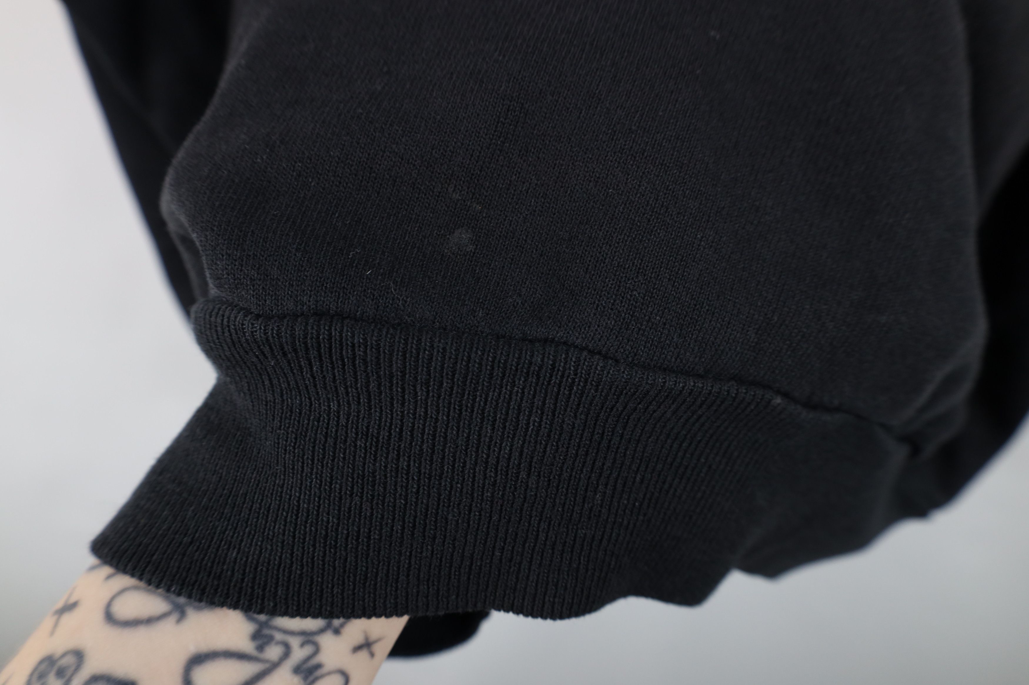 Vintage Vintage 90s Streetwear Blank Crewneck Sweatshirt Black Size US XXL / EU 58 / 5 - 8 Thumbnail