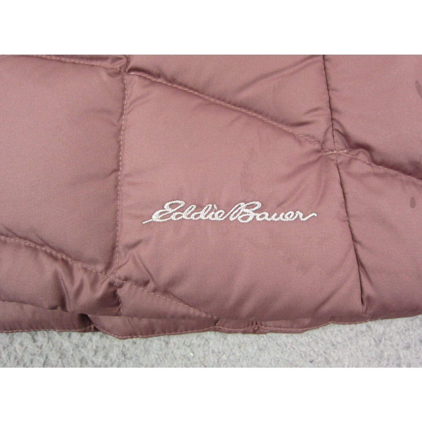 Eddie Bauer Eddie Bauer Puffer Vest Womens L Purple Down Fill Quilted Zip Vest Size L / US 10 / IT 46 - 2 Thumbnail