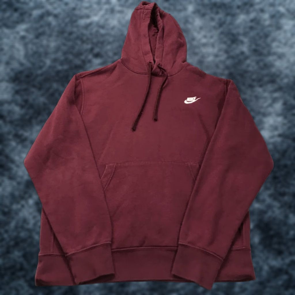 Nike Nike Hoodie Mens M Purple NSW Club Fleece Pullover Sweatshirt Swoosh Color: Purple Mens Sportswear Hooded Regular Size M Size US M / EU 48-50 / 2 - 1 Thumbnail