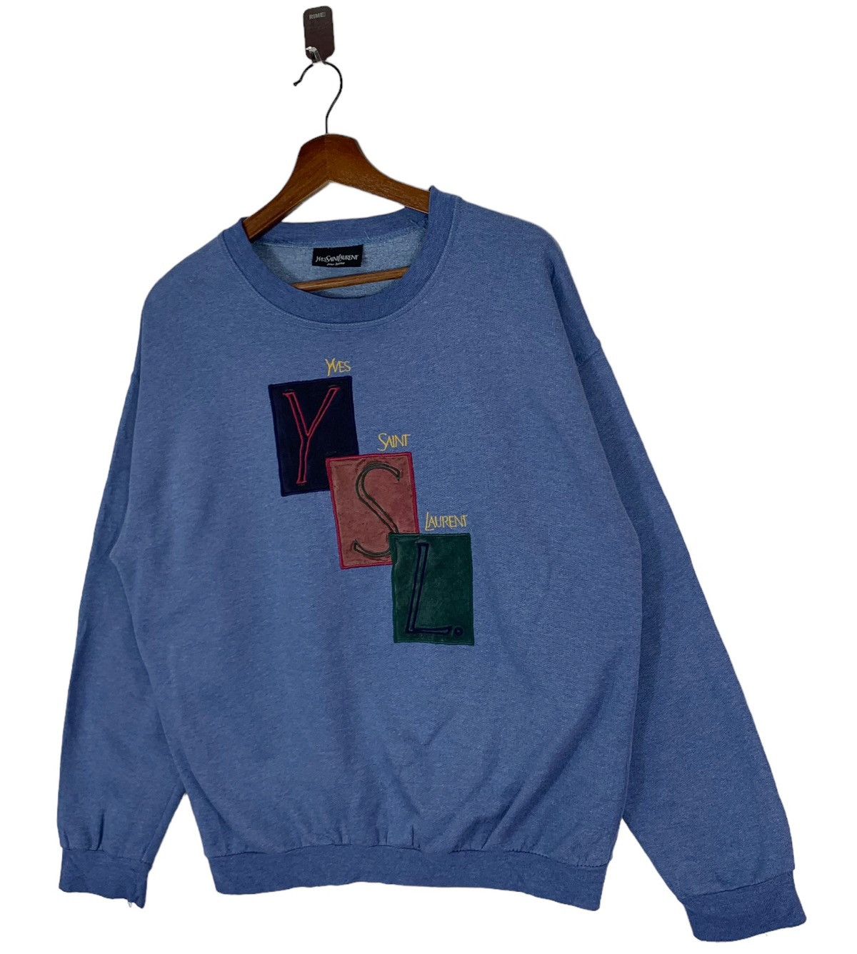 Yves Saint Laurent VINTAGE YSL YVES SAINT LAURENT CREWNECK Size US M / EU 48-50 / 2 - 2 Thumbnail