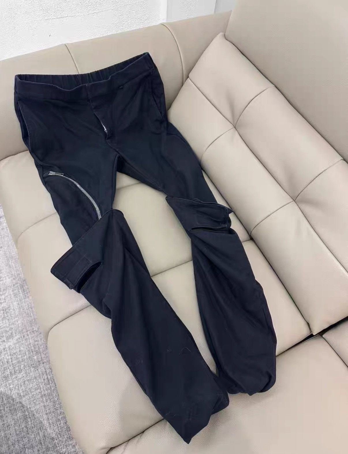 Givenchy Black Cargo Pants with Zipper Details Size 36 Size US 36 / EU 52 - 1 Thumbnail