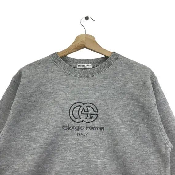 Other Vtg 90’ GIORGIO FERRARI ITALY Embroidery Sweatshirt Pullover Size M / US 6-8 / IT 42-44 - 3 Thumbnail