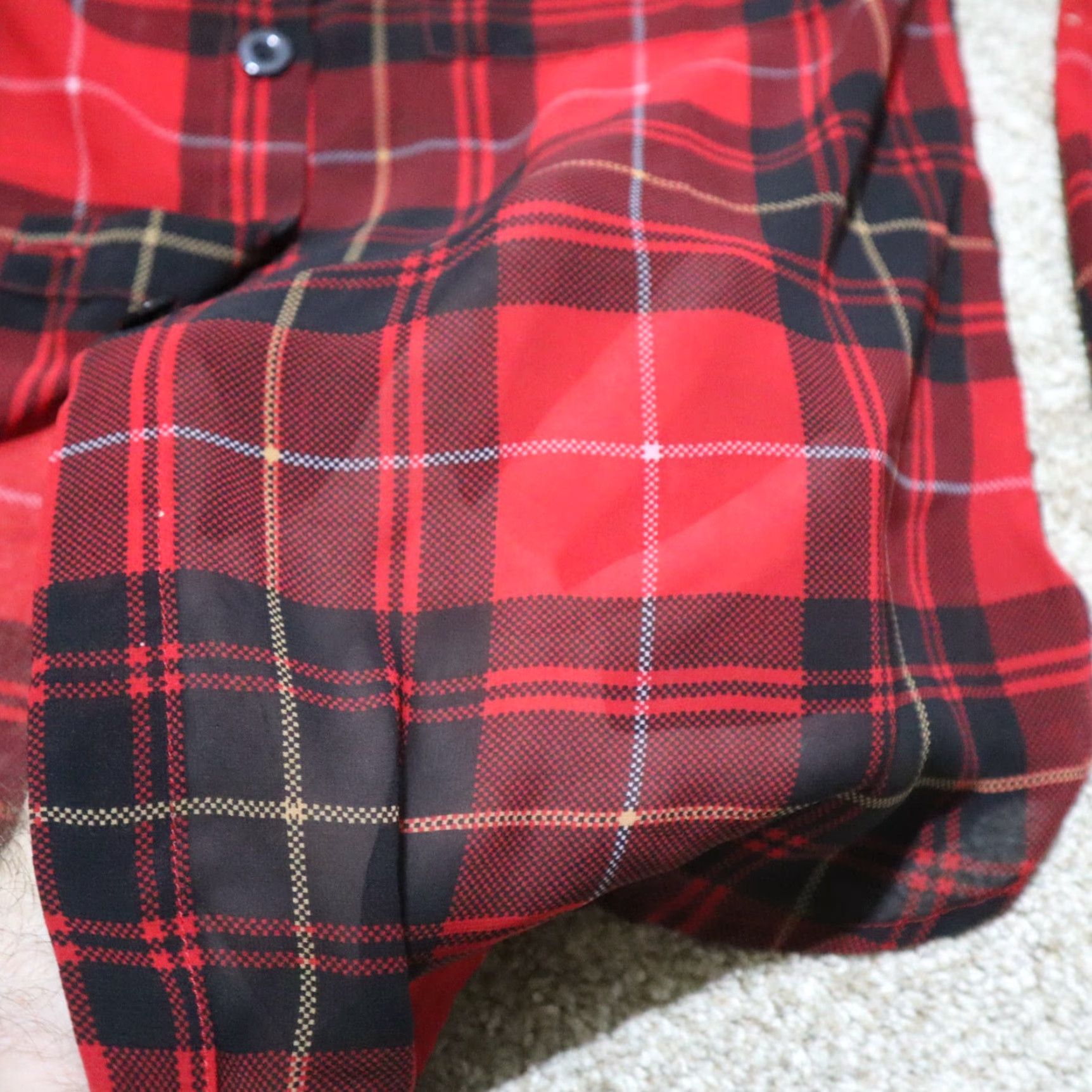 Ellen Tracy Ellen Tracy Red Plaid Sheer Button Down Women's Size M Medium Size M / US 6-8 / IT 42-44 - 5 Thumbnail