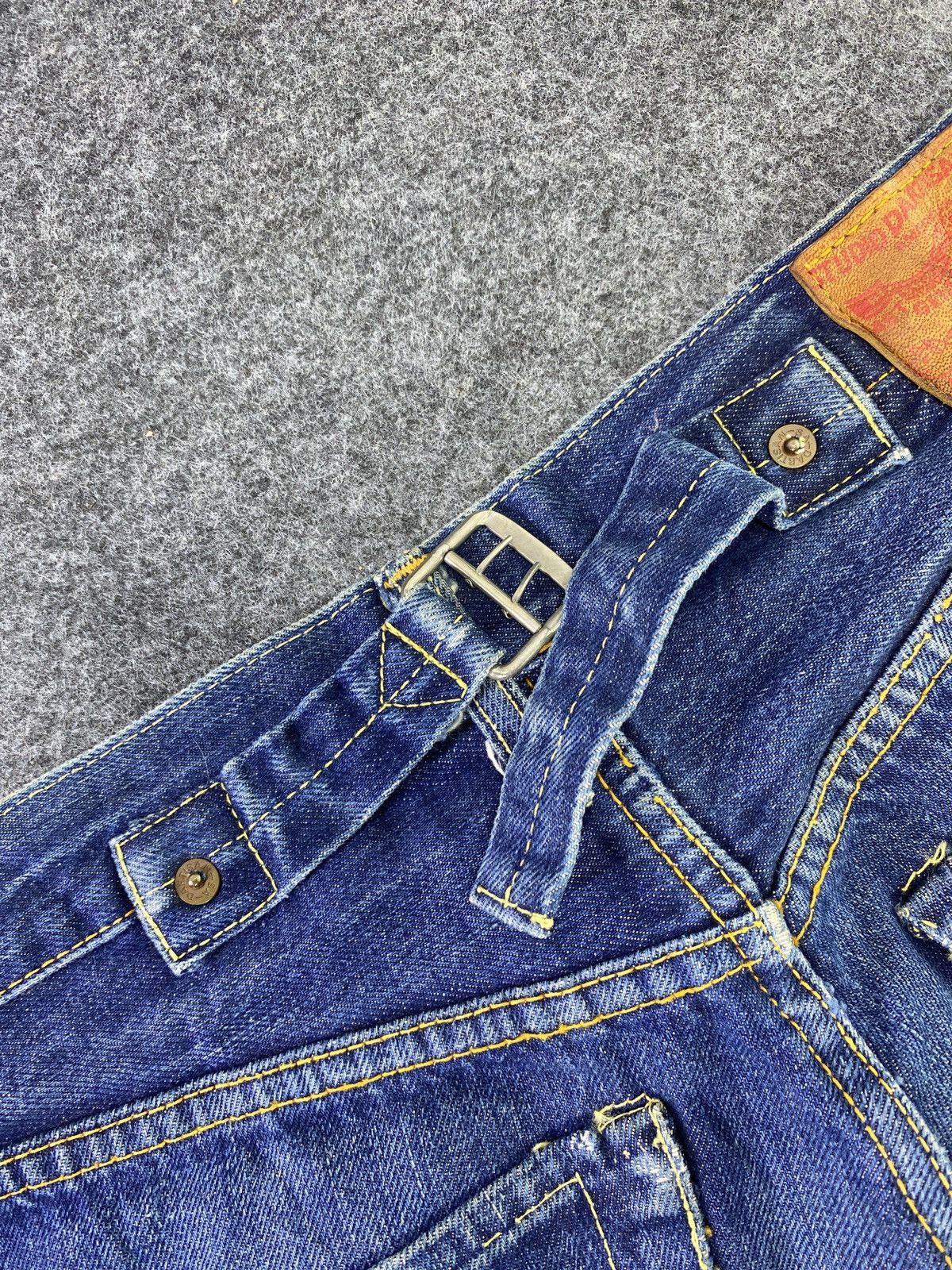 Japanese Brand Studio D Artisan Buckle Back Selvedge Jeans - J880 Size US 29 - 15 Thumbnail