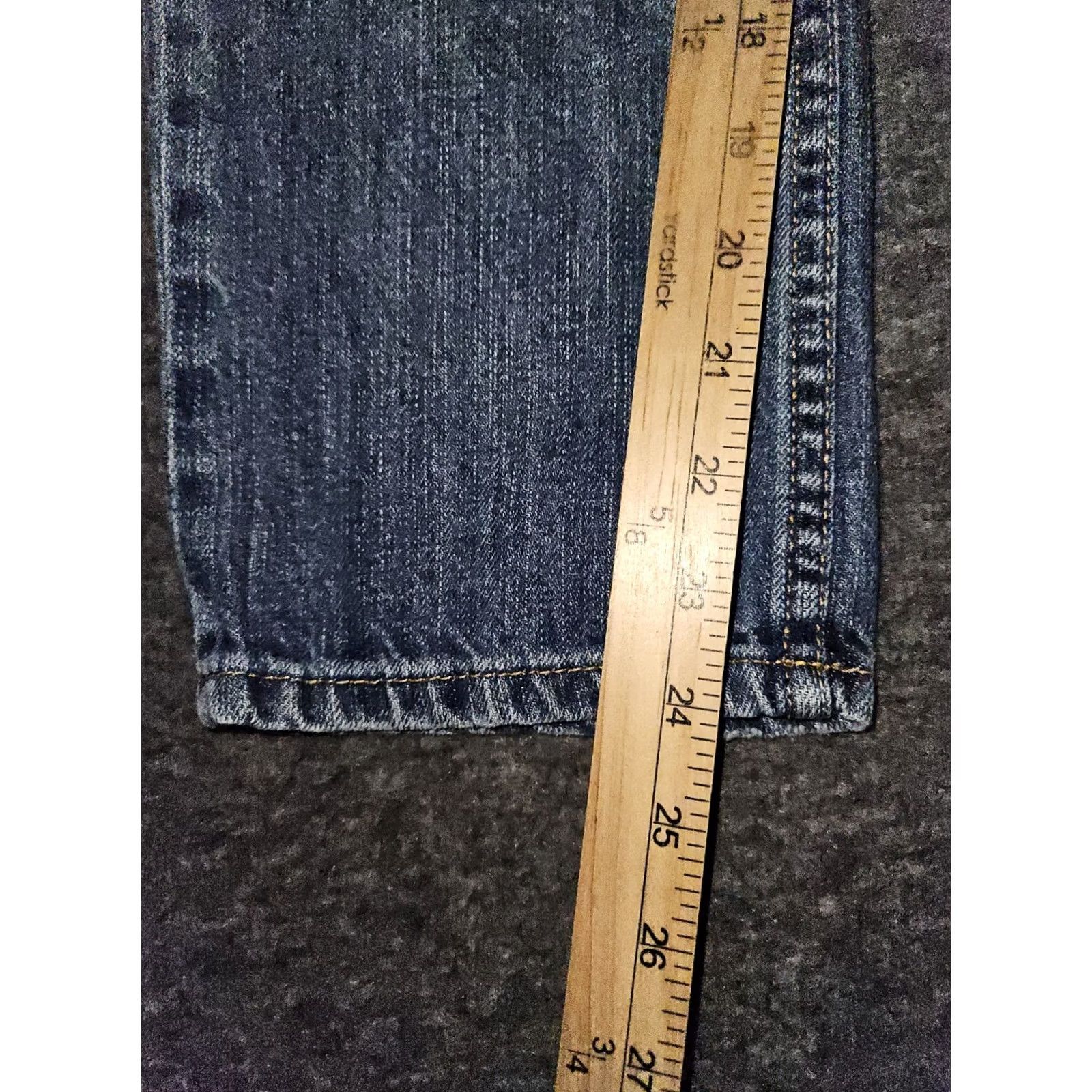 American Eagle Outfitters VINTAGE American Eagle Outfitters Jeans Straight Womens 4 Regular Low Rise Blue Distressed Preppy Mens Women Teens Girls Size 27" / US 4 / IT 40 - 6 Thumbnail