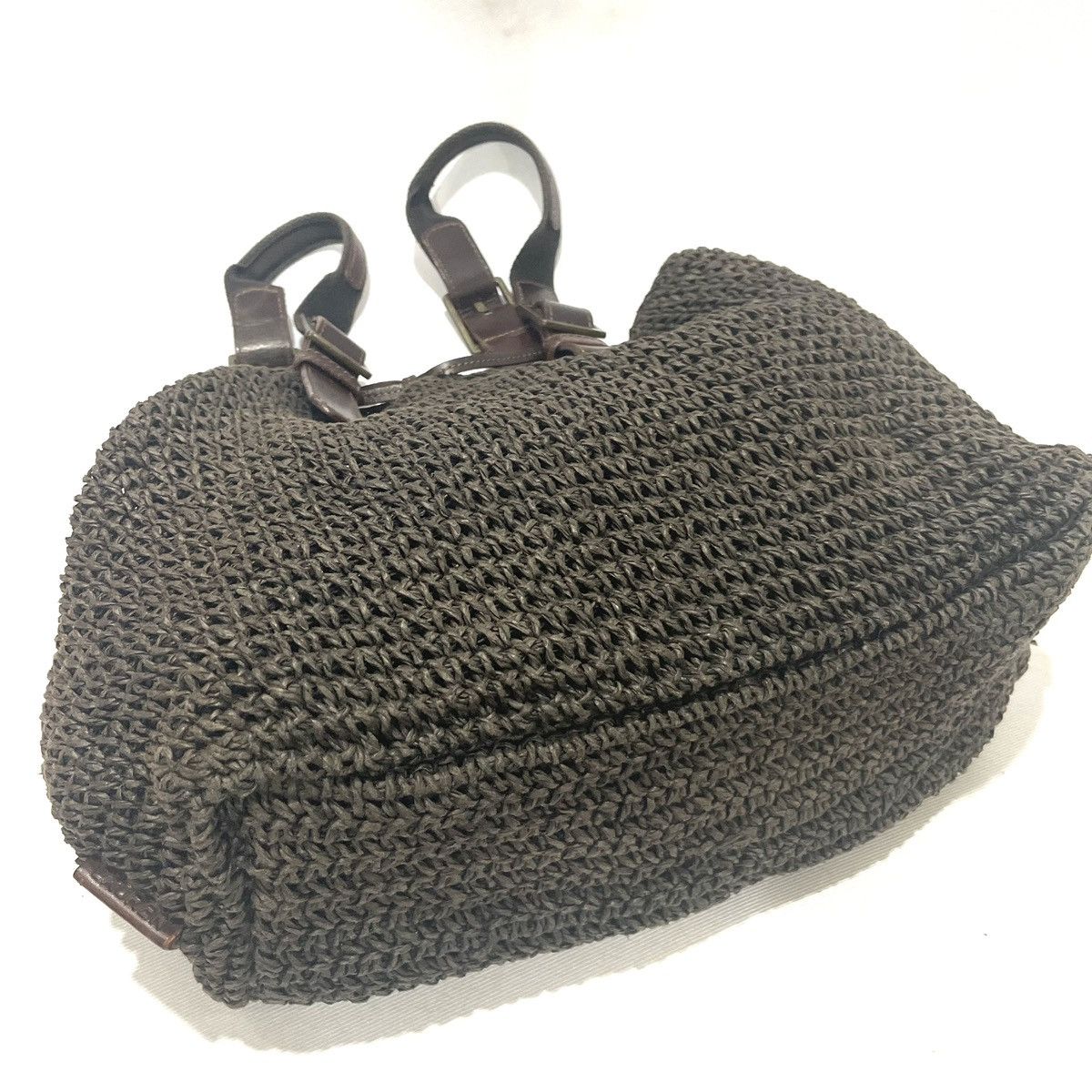 Lauren Ralph Lauren Vintage Brown Woven Tote Bag Size ONE SIZE - 21 Thumbnail