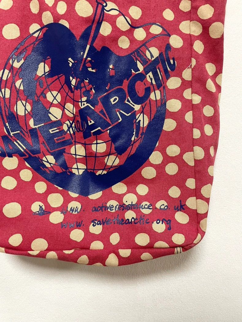 Vivienne Westwood Vivienne Westwood size os Pink canvas polka dot large capac Size ONE SIZE - 6 Thumbnail