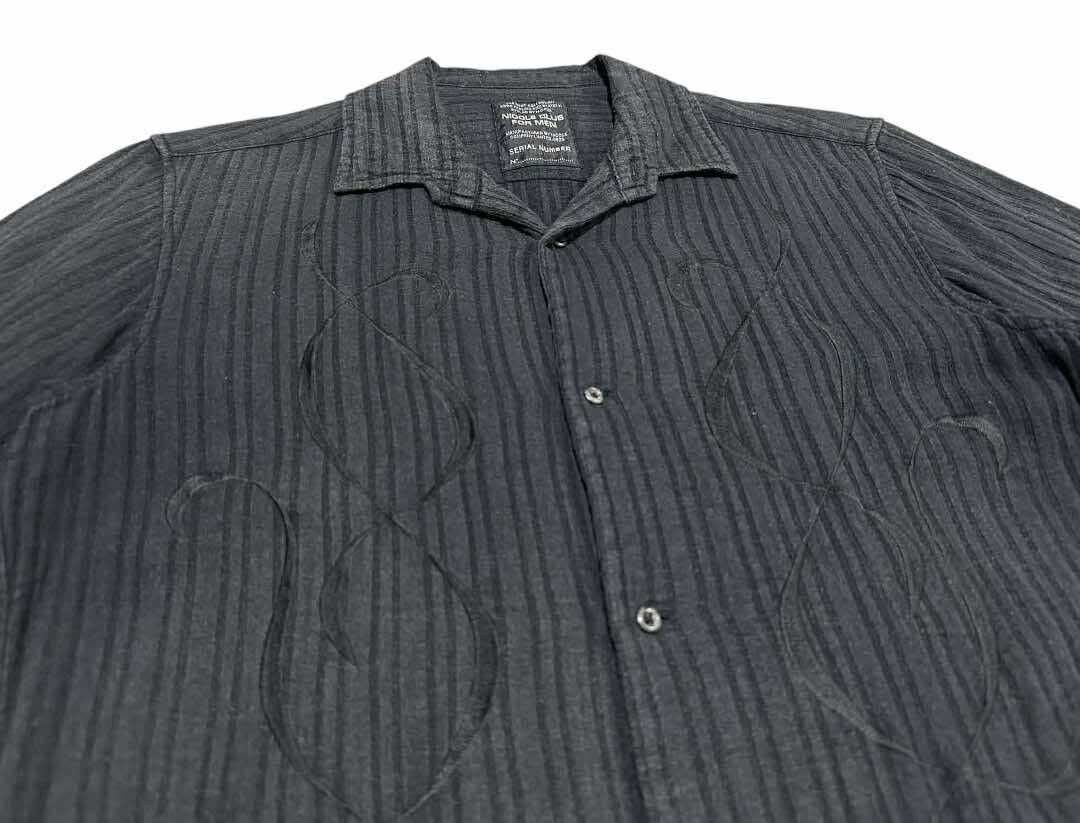 If Six Was Nine 🔥SickY2K Nicole Club For Men Tribal Shirt Ss Goth Punk Size US M / EU 48-50 / 2 - 3 Thumbnail