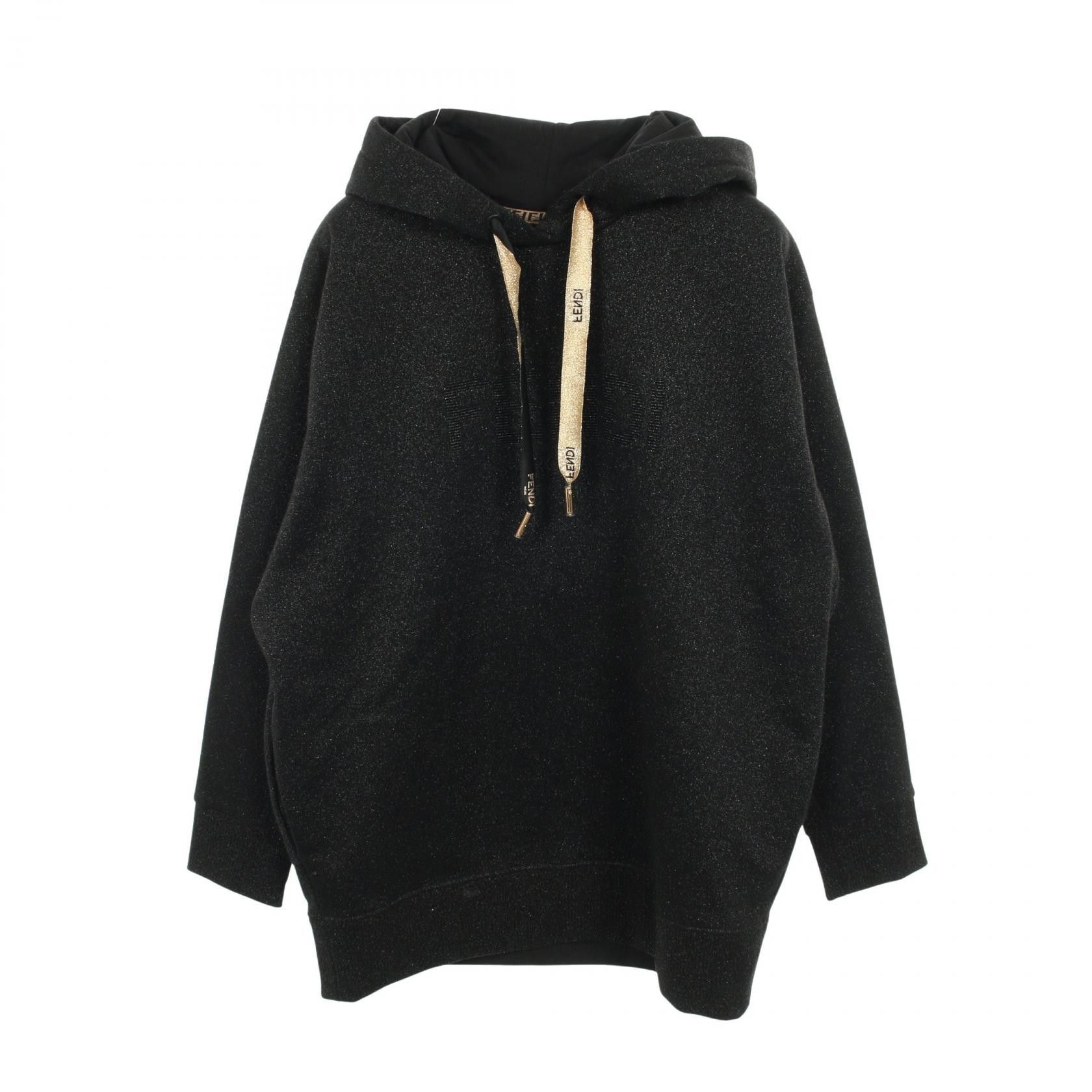 Fendi Fendi Fendi Logo Knit Hoodie Textile Sweatshirts & Hoodies DUTY FREE for USA Size ONE SIZE - 1 Thumbnail