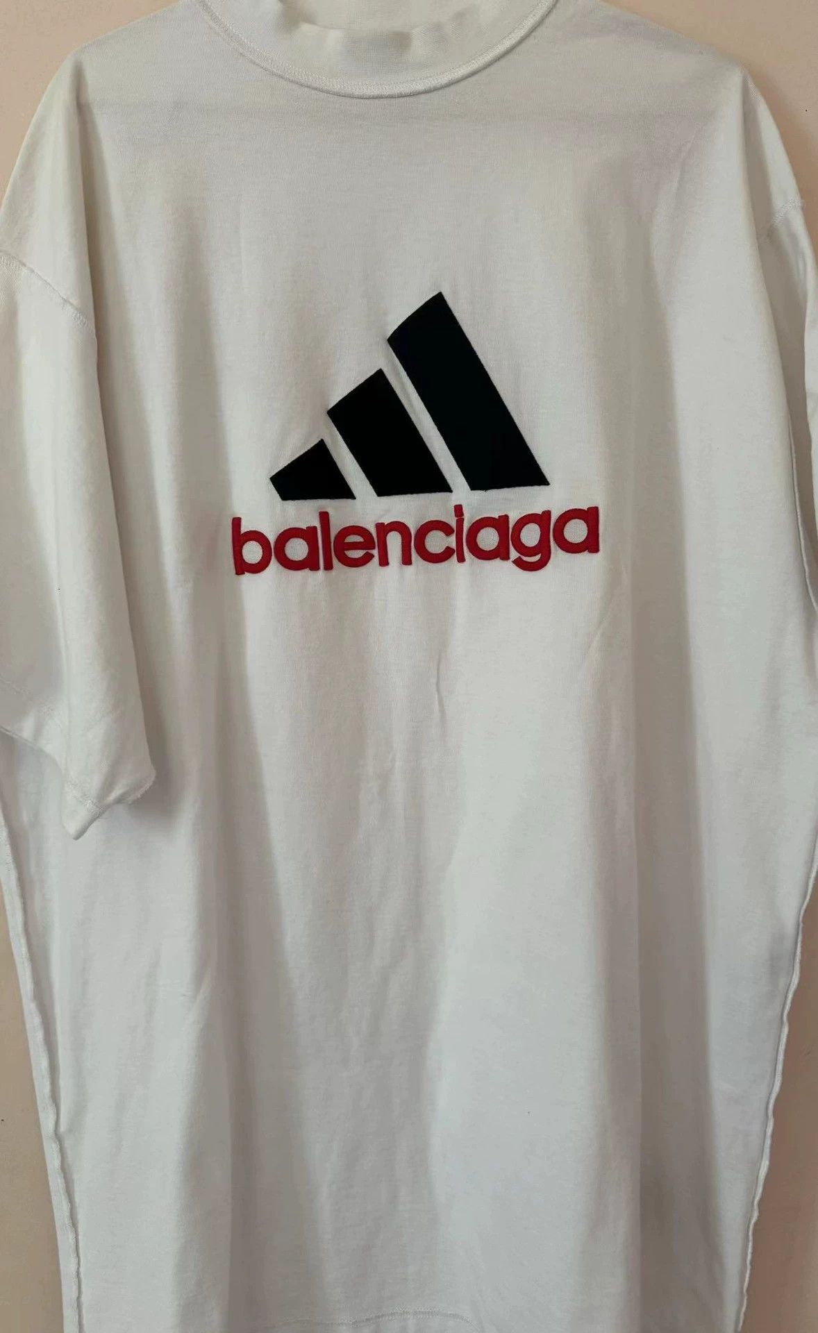 Balenciaga Balenciaga Adidas joint logo short sleeved shirt Size US S / EU 44-46 / 1 - 1 Thumbnail