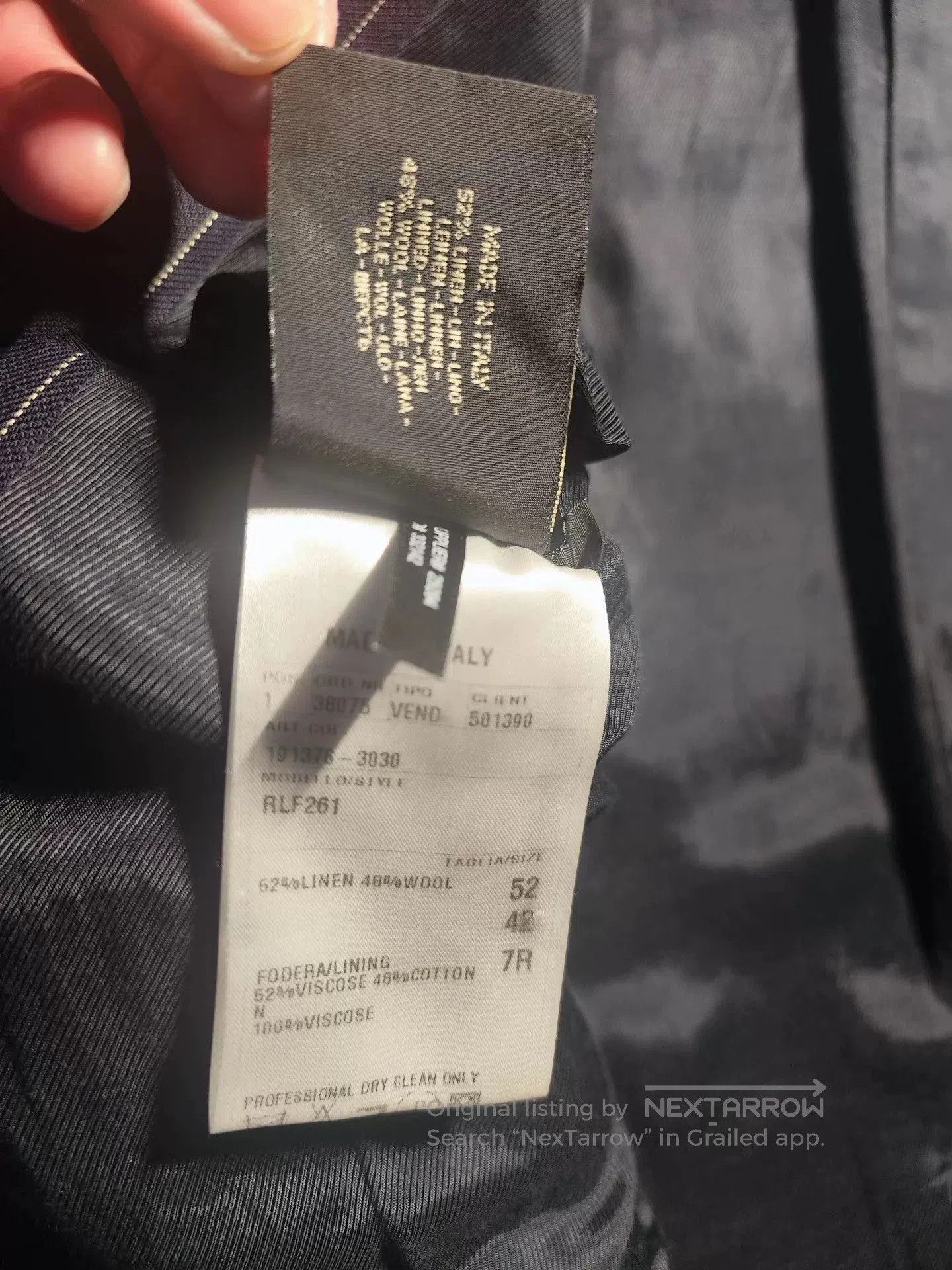 RRL Ralph Lauren RRL Double-Breasted Wool-Linen Blazer. Size US L / EU 52-54 / 3 - 3 Thumbnail
