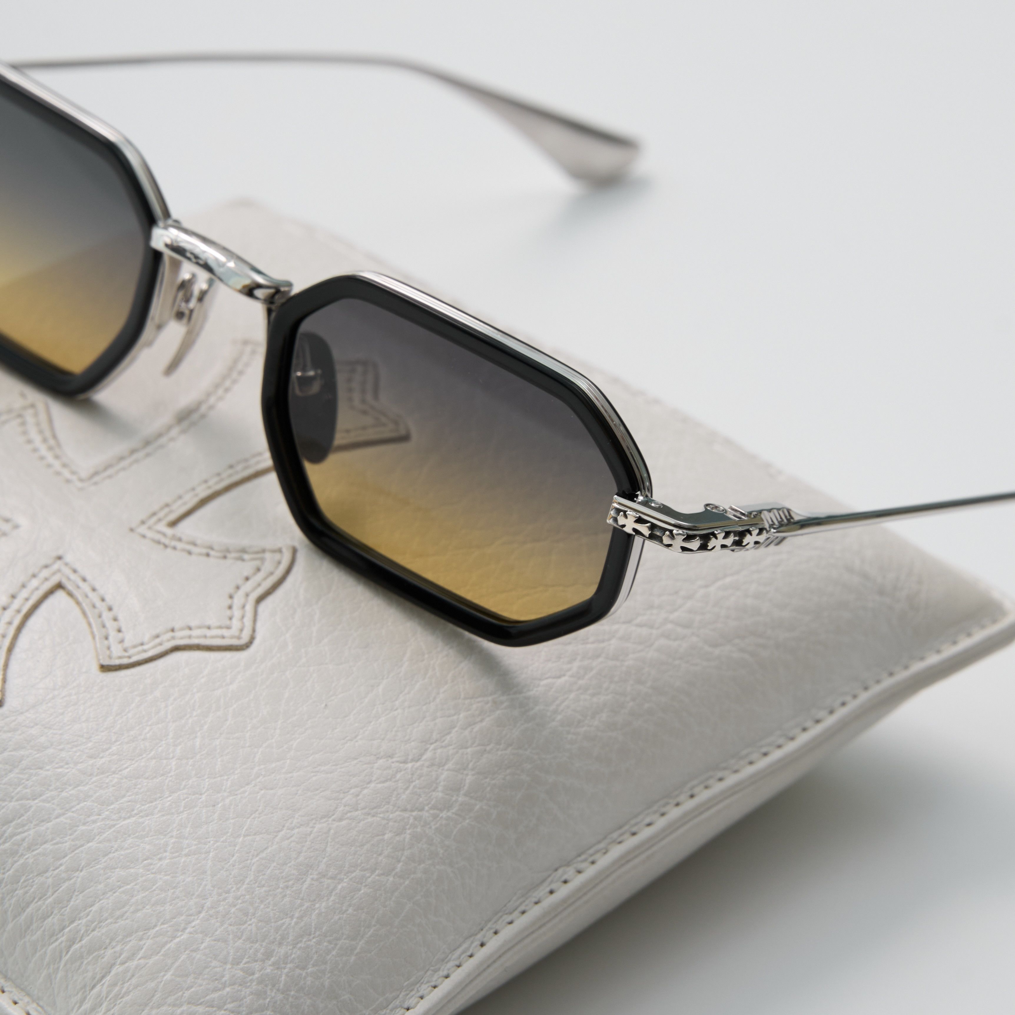 Chrome Hearts CHROME HEARTS STYLIDA BLACK/SHINY SILVER-SUN Size ONE SIZE - 4 Thumbnail