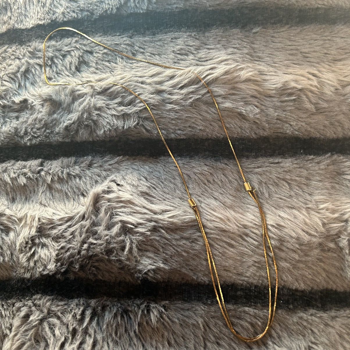 Vintage Vintage 70s-80s gold plated triangle chain slider necklace Size ONE SIZE - 6 Thumbnail