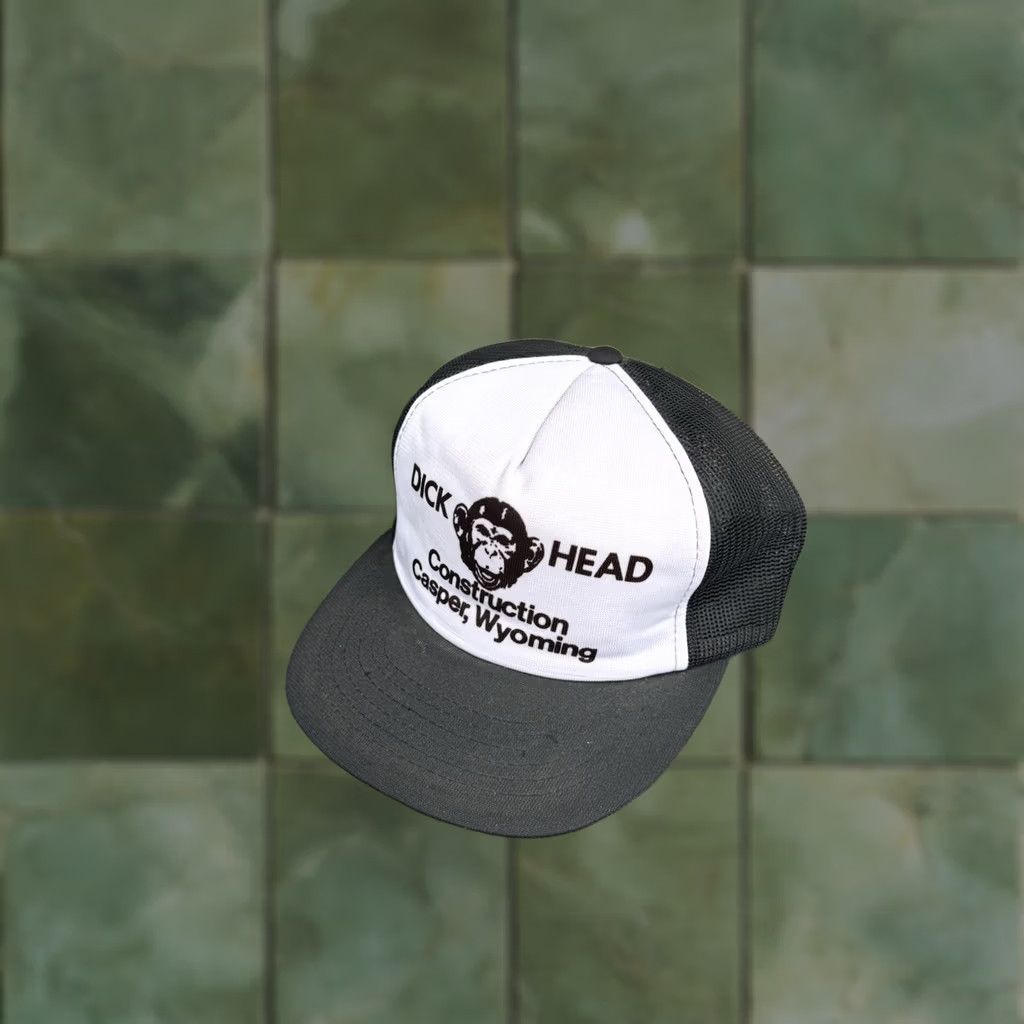 Vintage VINTAGE Casper Wyoming Construction Trucker SnapBack Hat Mens 80s White S Hat Size ONE SIZE - 1 Thumbnail