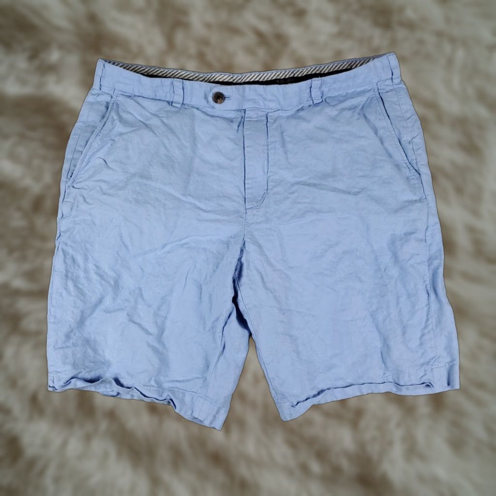 Brooks Brothers VINTAGE Brooks Brothers Men's Chino Shorts Size 40 Blue Flat Front Casual Summer Size US 40 / EU 56 - 1 Thumbnail