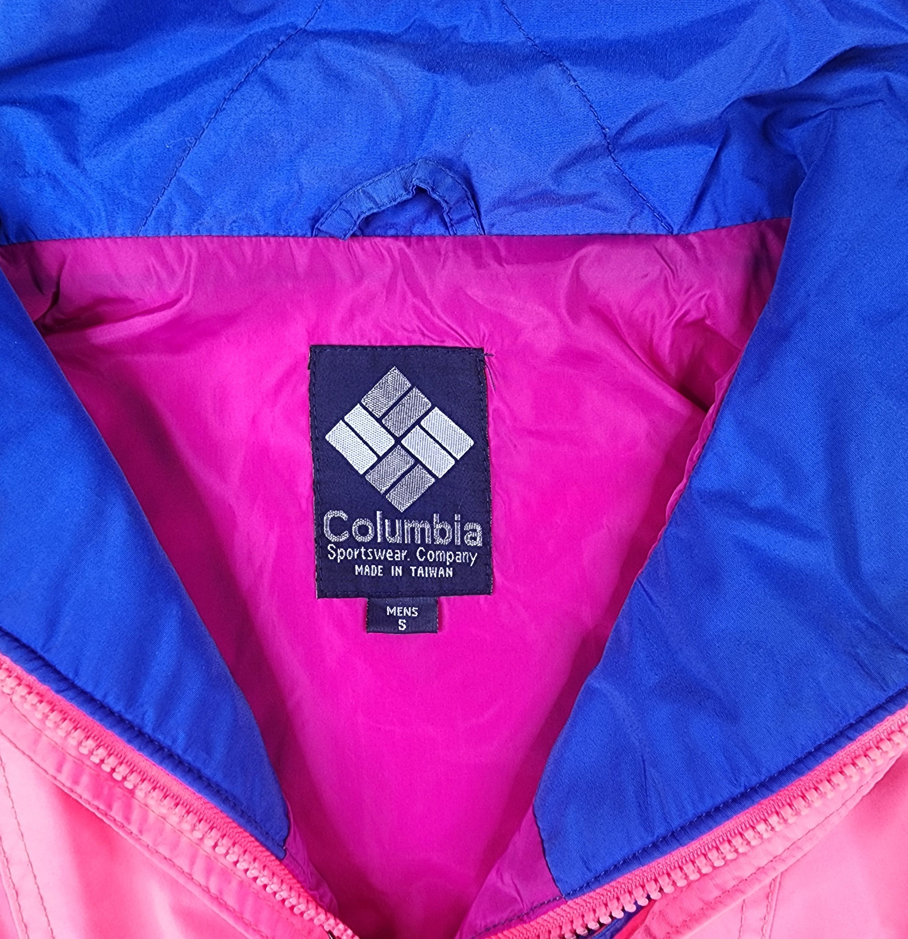 Columbia Vintage Columbia sportwear neon pink anorak jacket Size US S / EU 44-46 / 1 - 8 Thumbnail