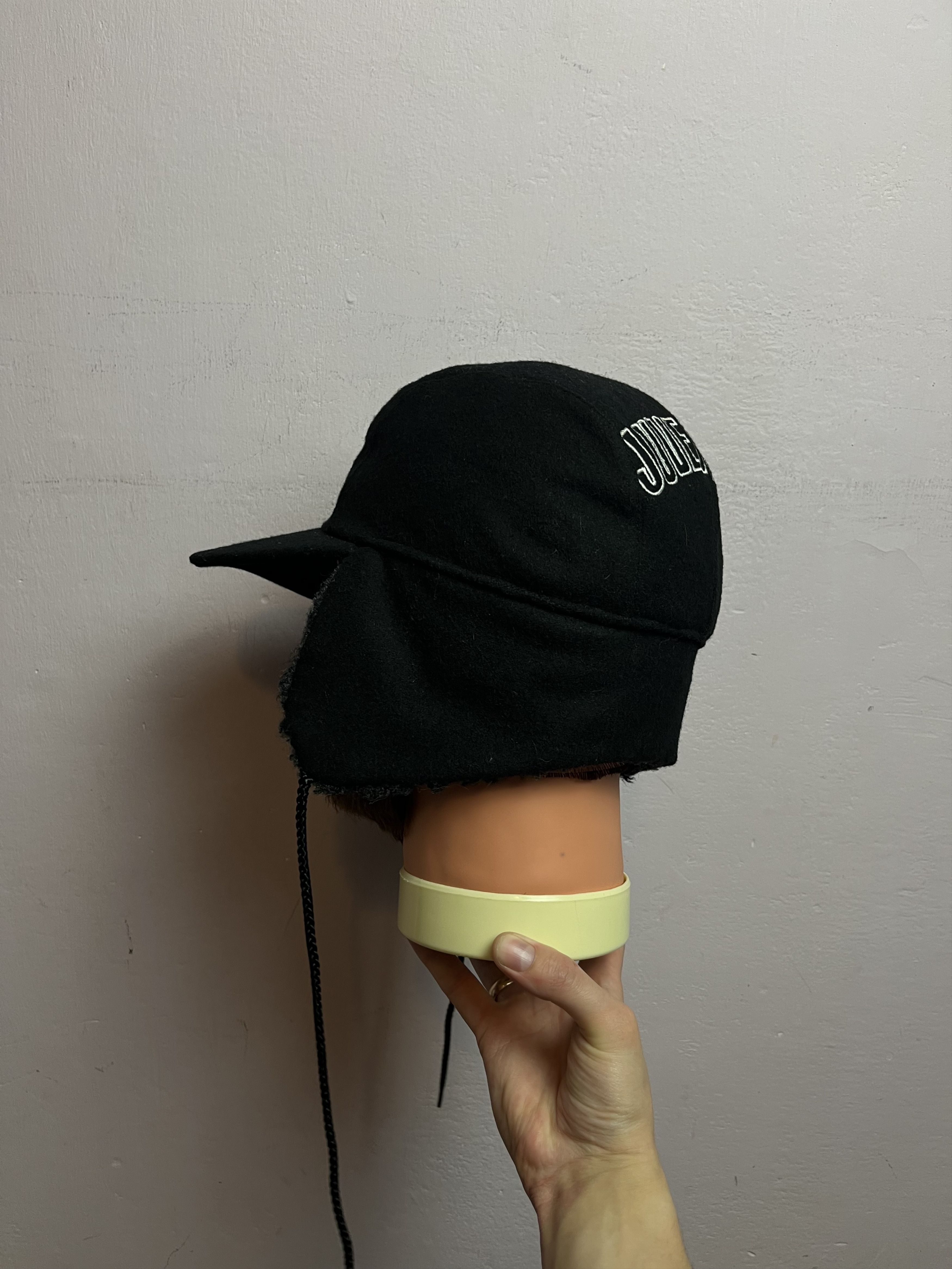 Kappa Vintage 90s Hat Kappa Juventus Wool Ushanka Sony Fleece Cap Size ONE SIZE - 2 Thumbnail