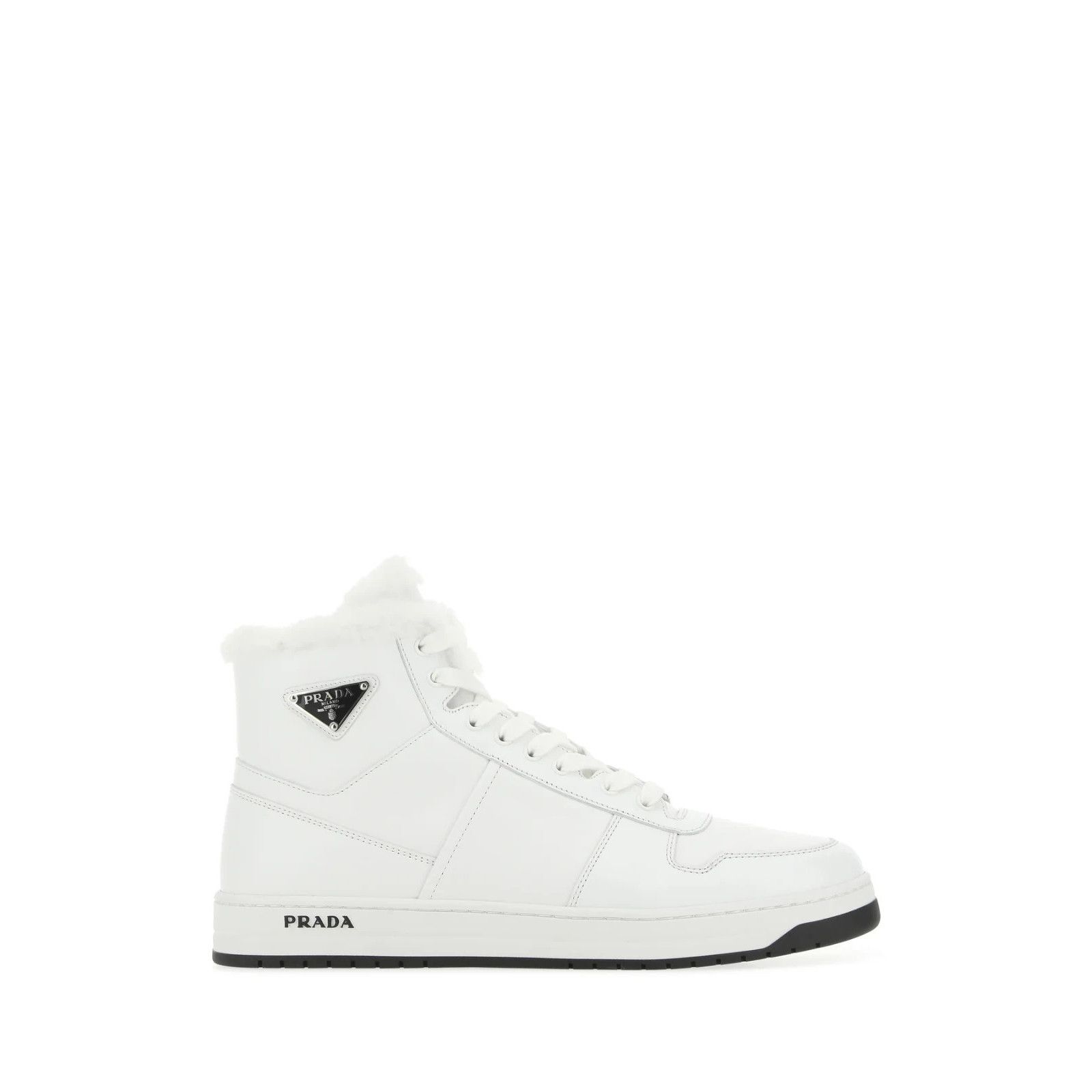Prada PRADA White Leather Sneakers New And Authentic (Men's size:6 Size US 6.5 / EU 39-40 - 1 Thumbnail