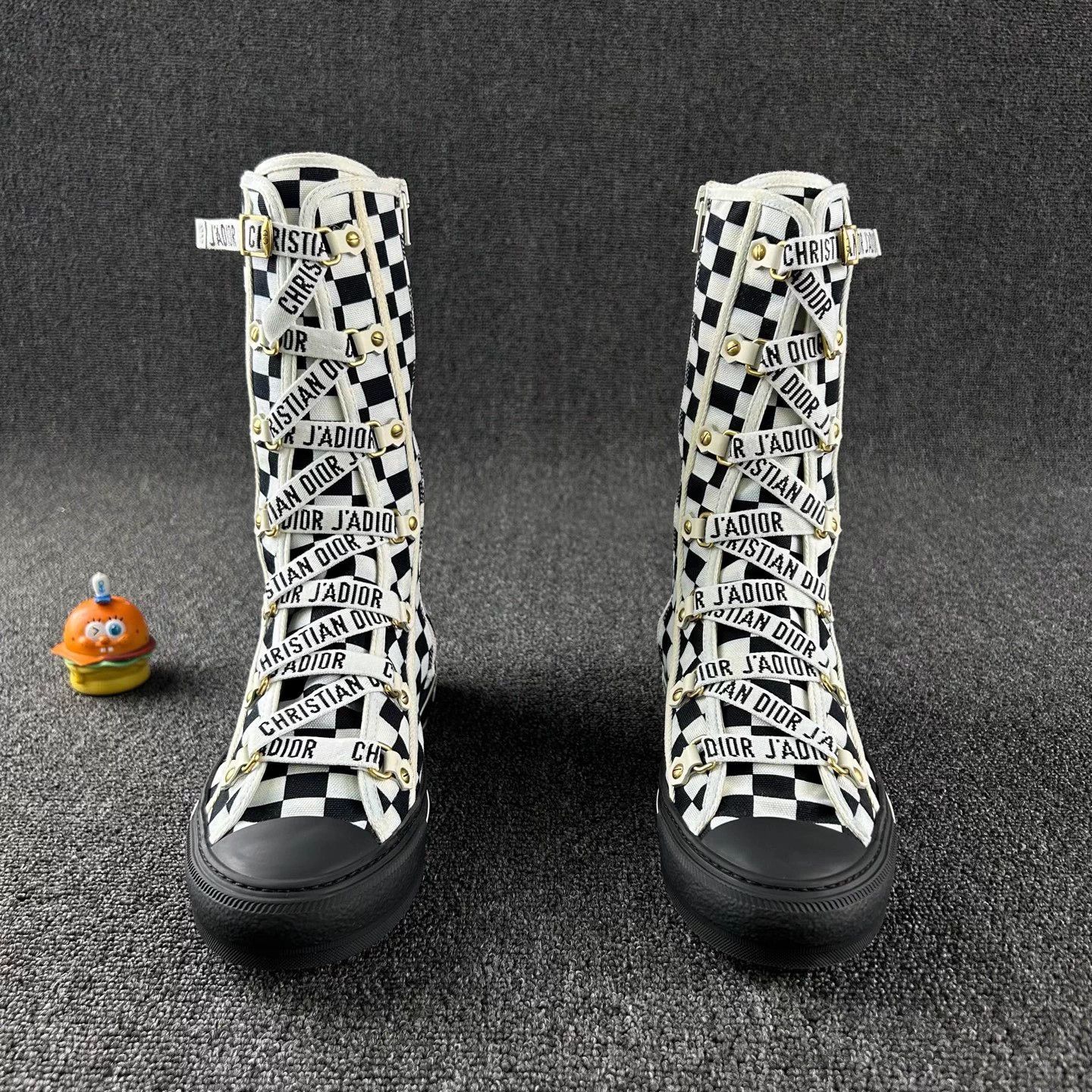 Dior Style: Dior Damier Mid-Calf Boots Size US 9 / IT 39 - 2 Thumbnail
