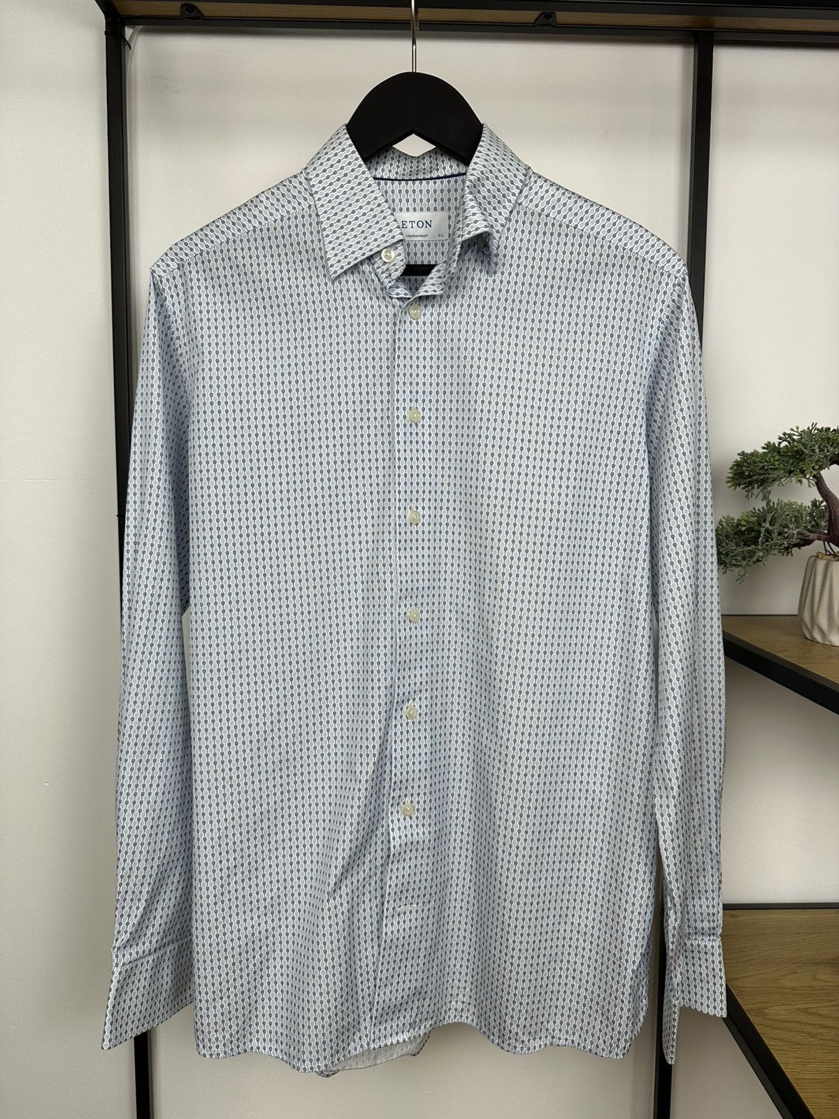 Eton Recent Eton Shirt Monogram Tennis Rackets Size 15/39 Men’s Size US M / EU 48-50 / 2 - 2 Thumbnail