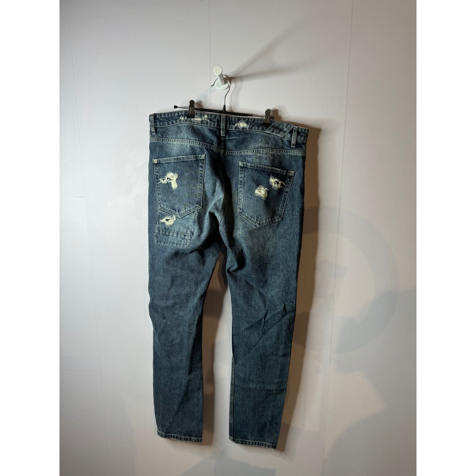 Ksubi Ksubi Jeans Dark Wash Patches Used 36 Size US 36 / EU 52 - 2 Thumbnail
