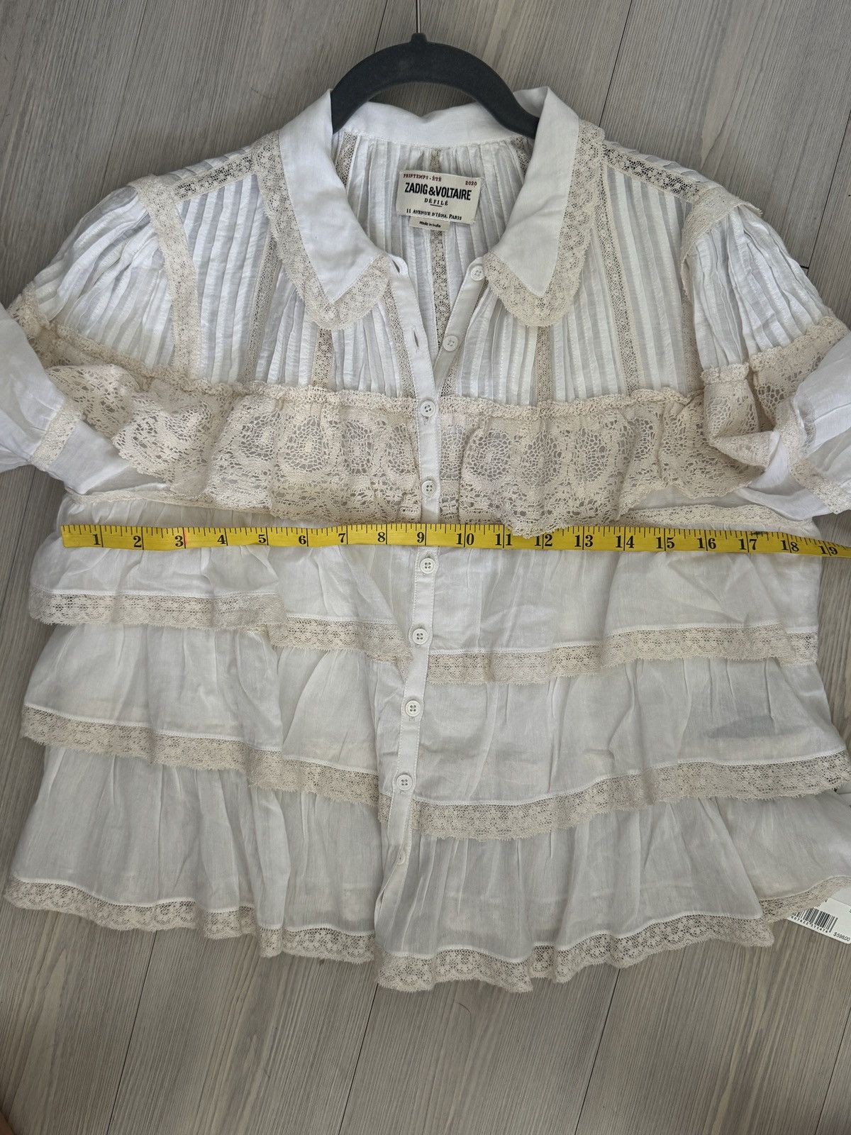 Zadig & Voltaire Zadig & Voltaire Tiny embroidered blouse Size S NWT Size S / US 4 / IT 40 - 7 Thumbnail