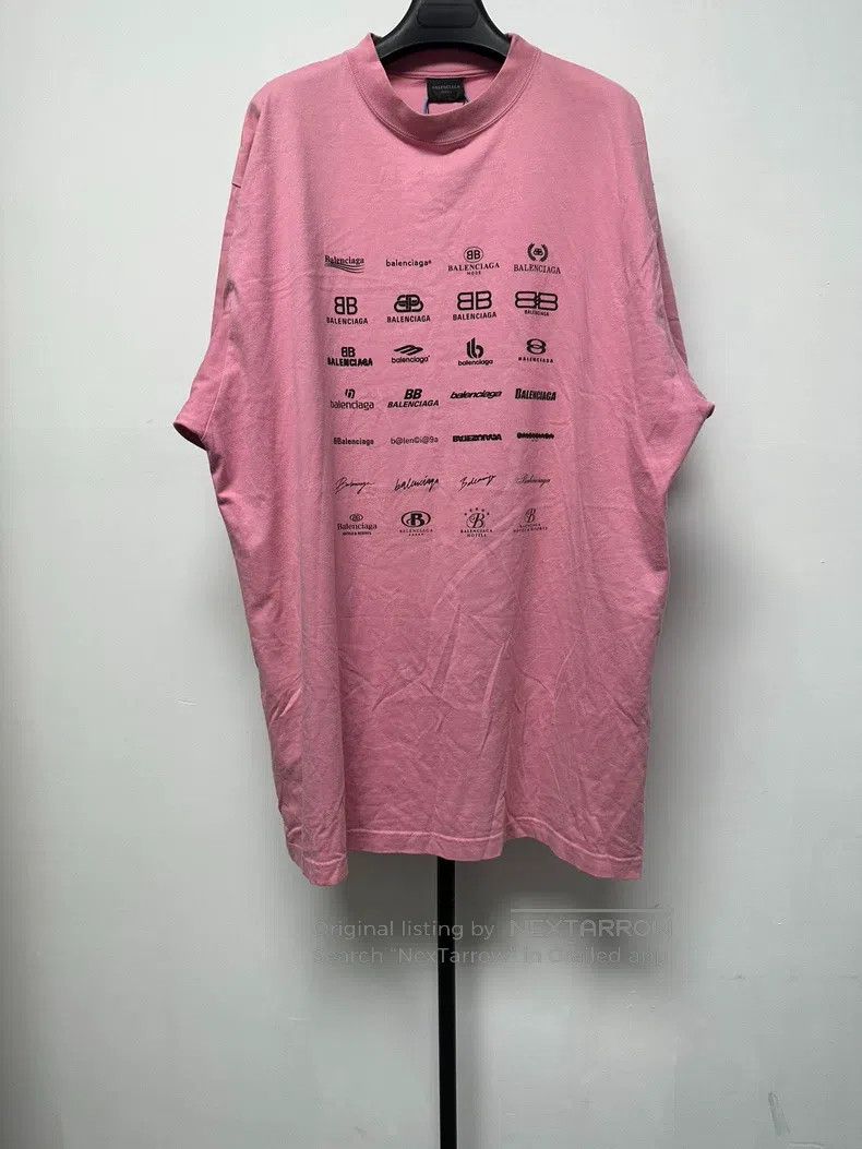 Balenciaga Balenciaga Letter Printed Short Sleeve Crewneck T-Shirt Size US M / EU 48-50 / 2 - 1 Thumbnail