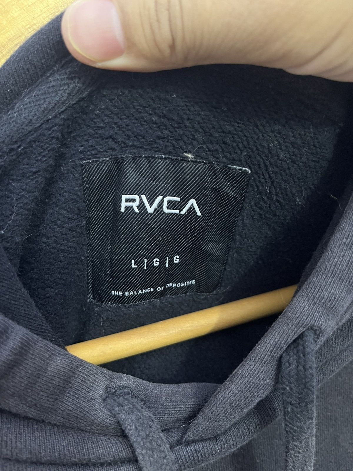 RVCA RVCA Big Logo Pullover Hoodie Black Oversize Size US L / EU 52-54 / 3 - 5 Thumbnail
